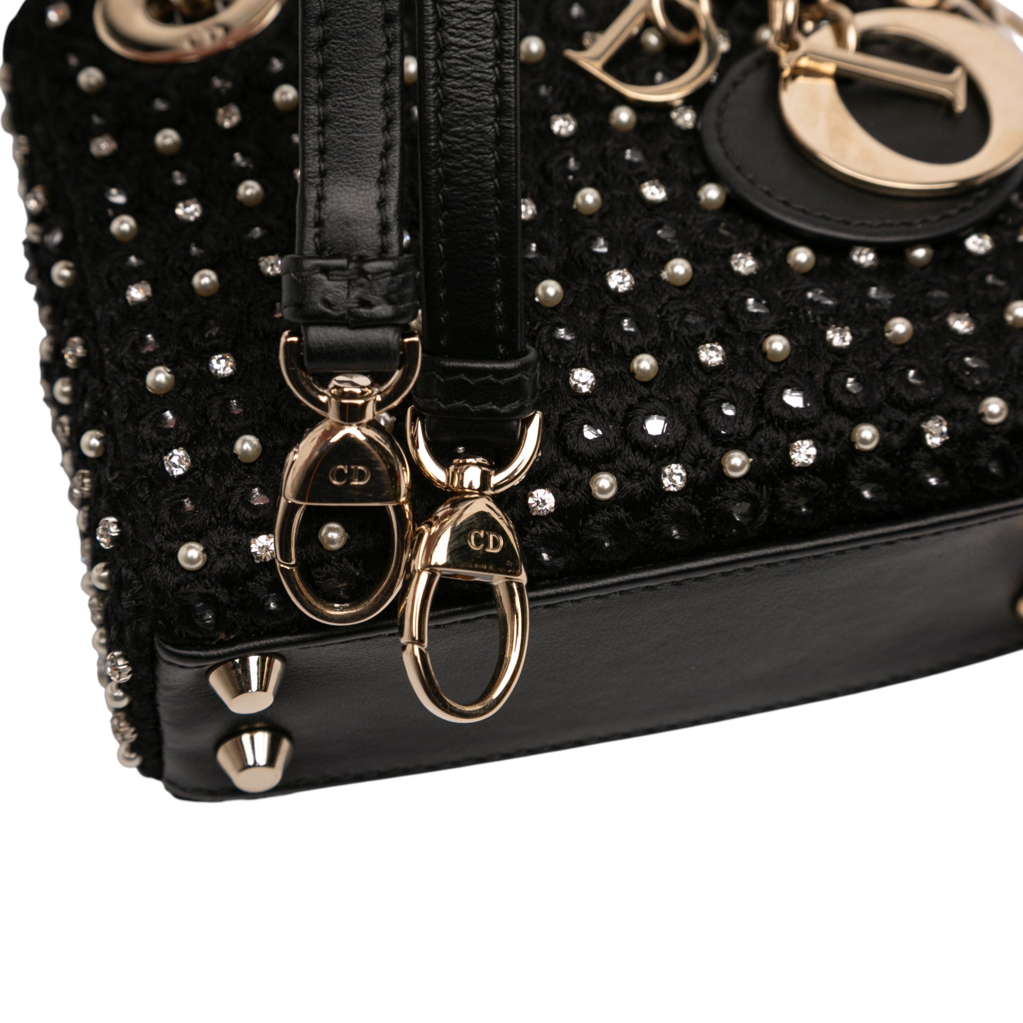 Dior Micro Satin Crystal Embellished Lady Dior - image 10