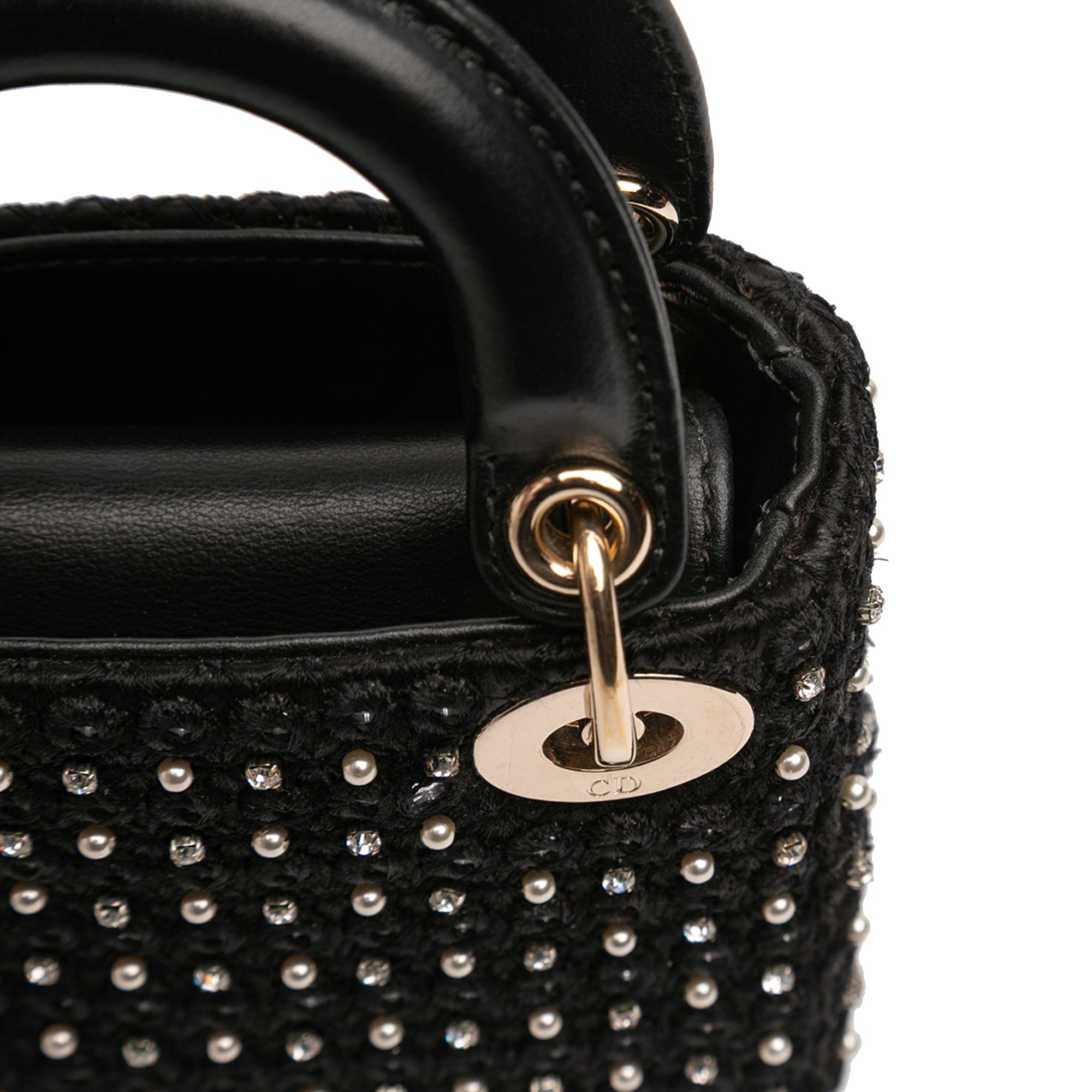 Dior Micro Satin Crystal Embellished Lady Dior - image 9