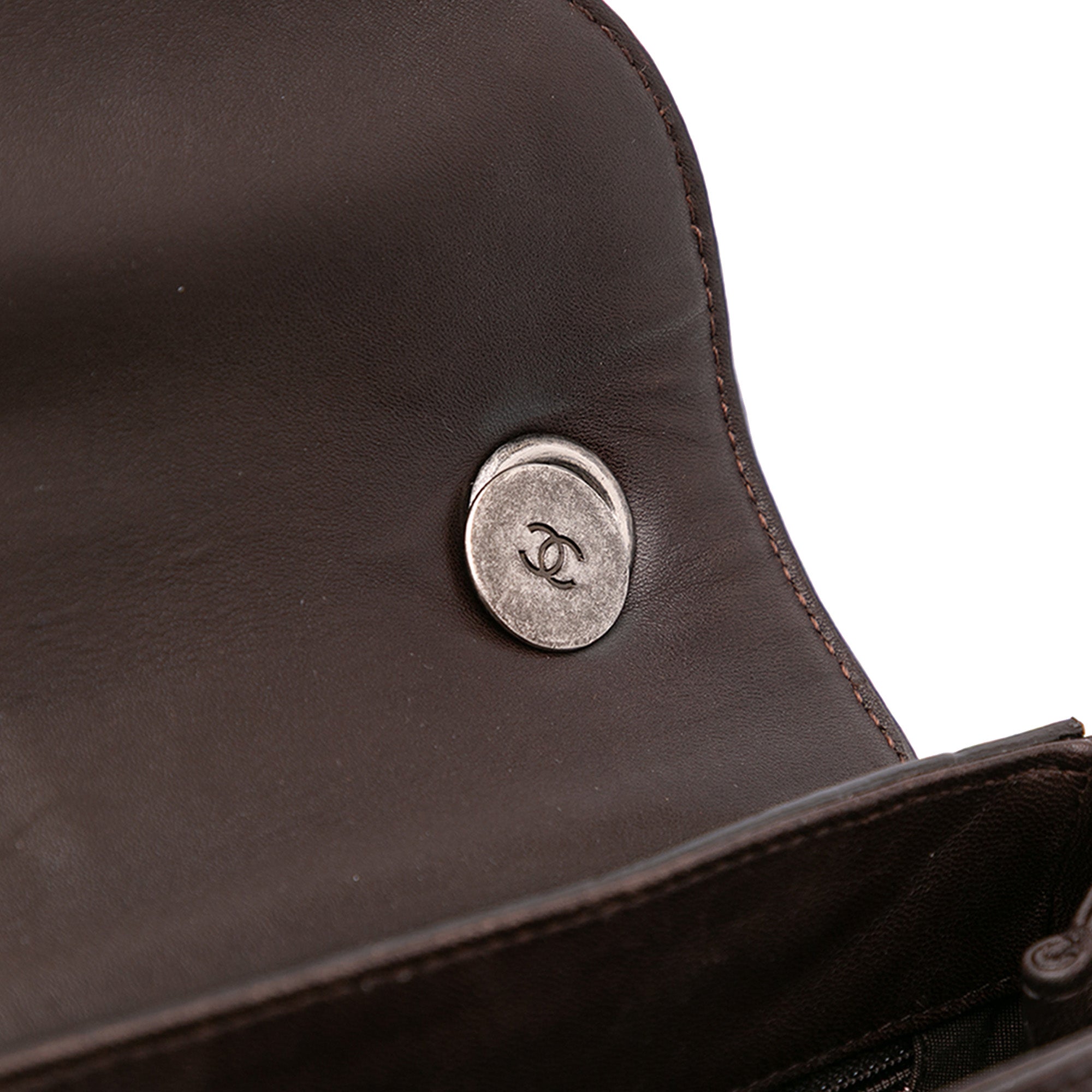 Chanel Paris-Salzburg Quilted Lambskin and Pony Hair Saddle Crossbody - image 11