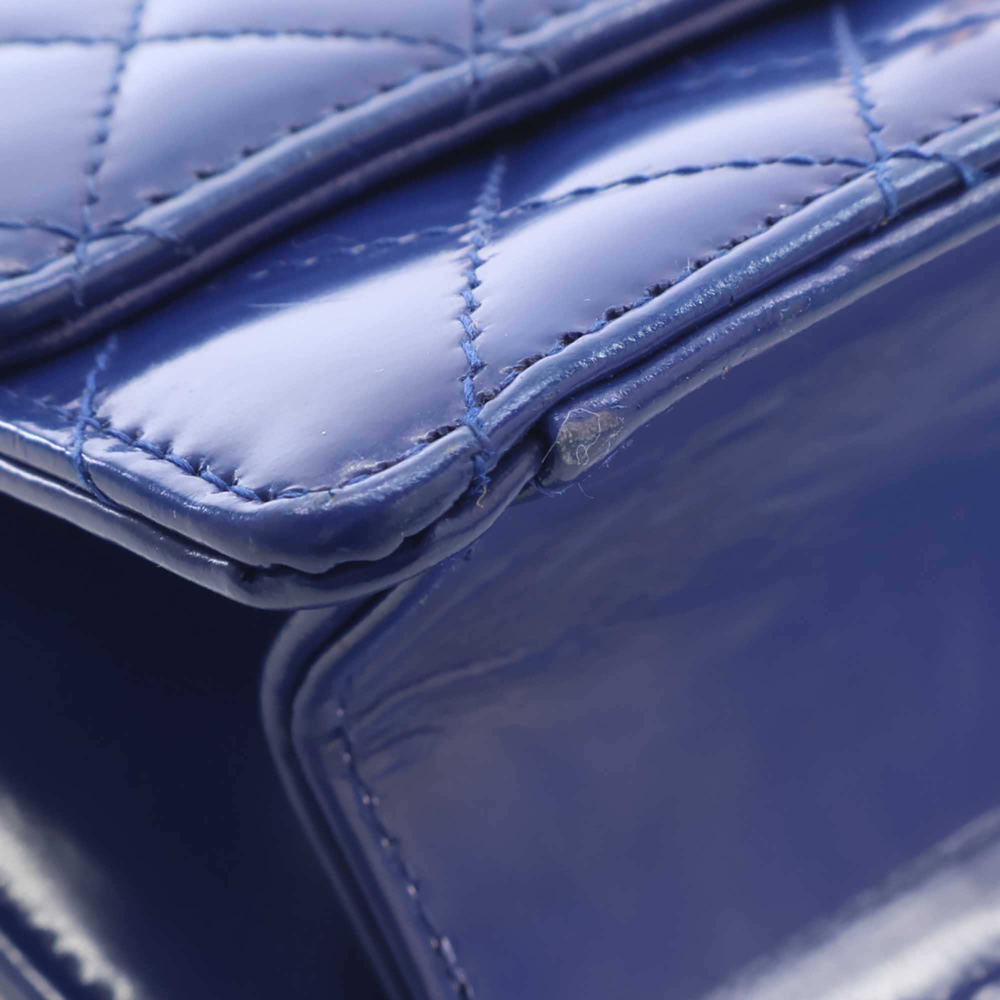 Chanel CC Quilted Patent Square Flap - image 12