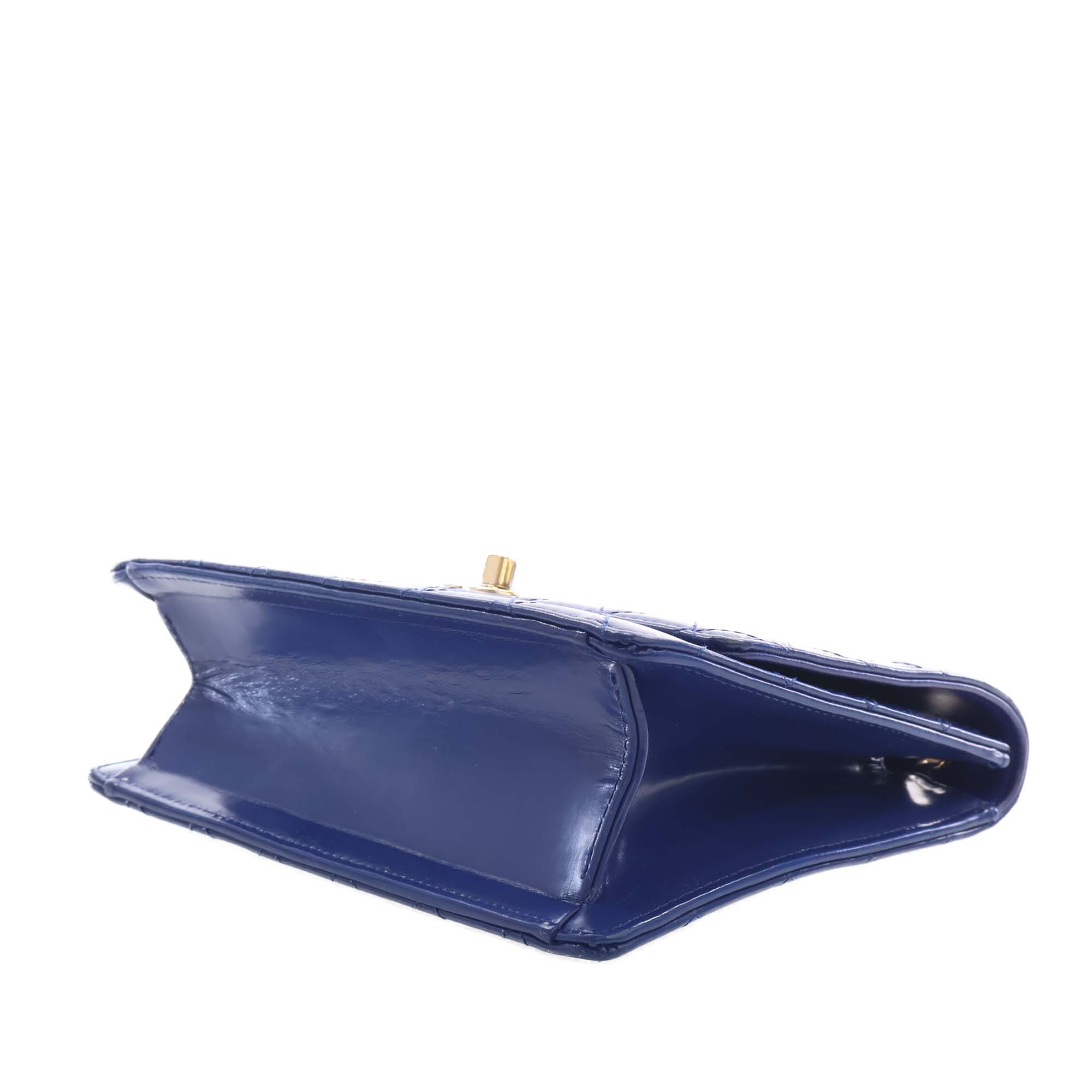 Chanel CC Quilted Patent Square Flap - image 7