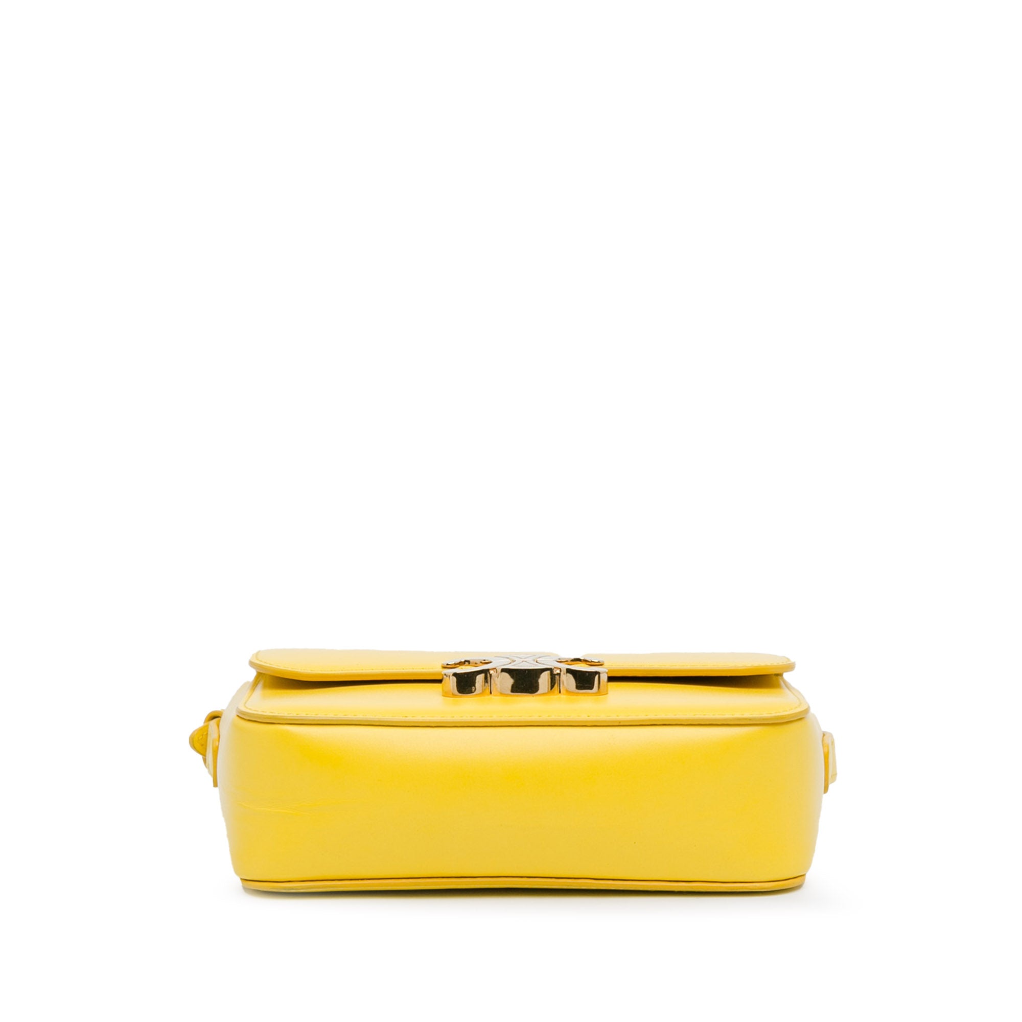 Celine Teen Shiny Calfskin Triomphe Crossbody - image 4