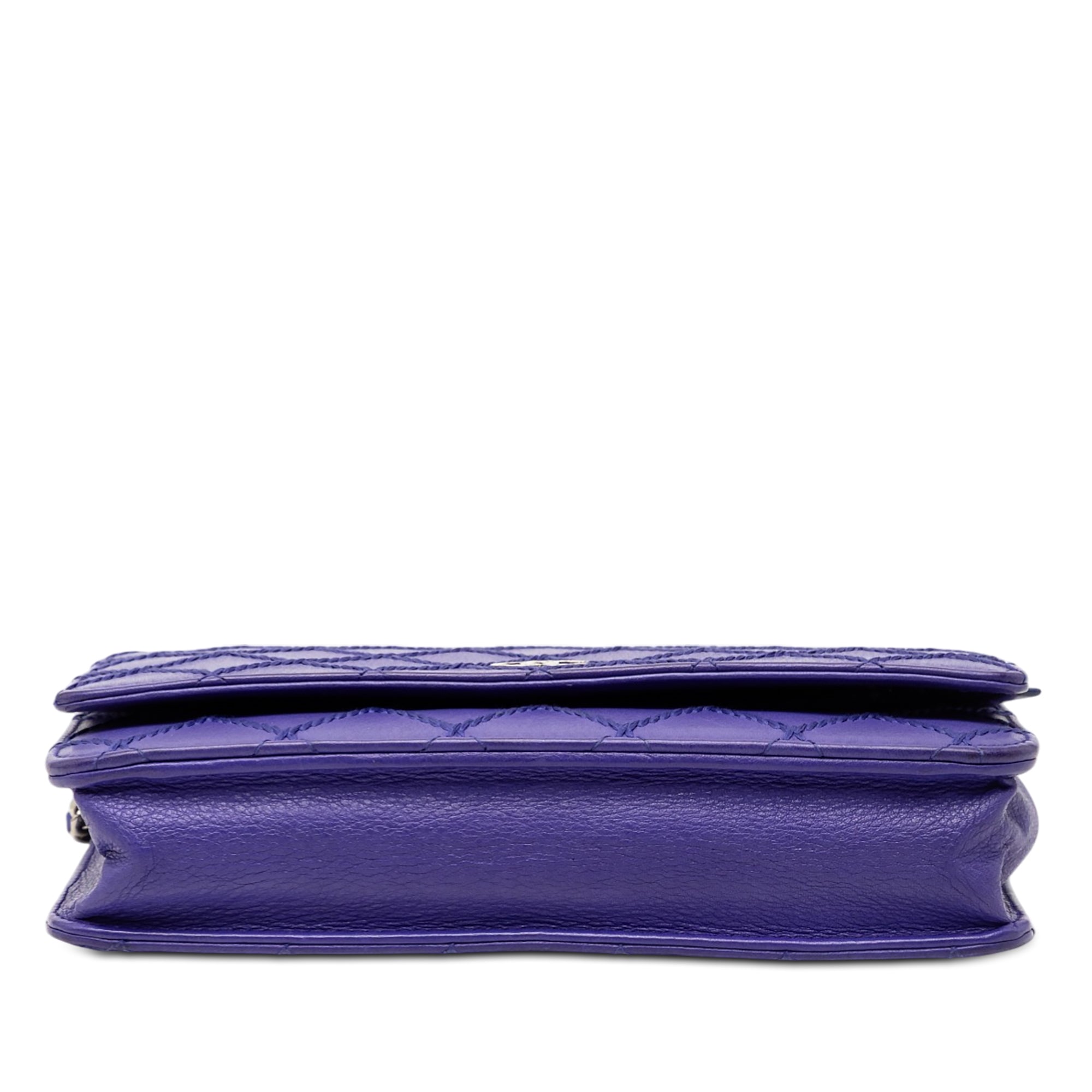 Chanel CC Quilted Calfskin Fancy Wallet On Chain - image 3