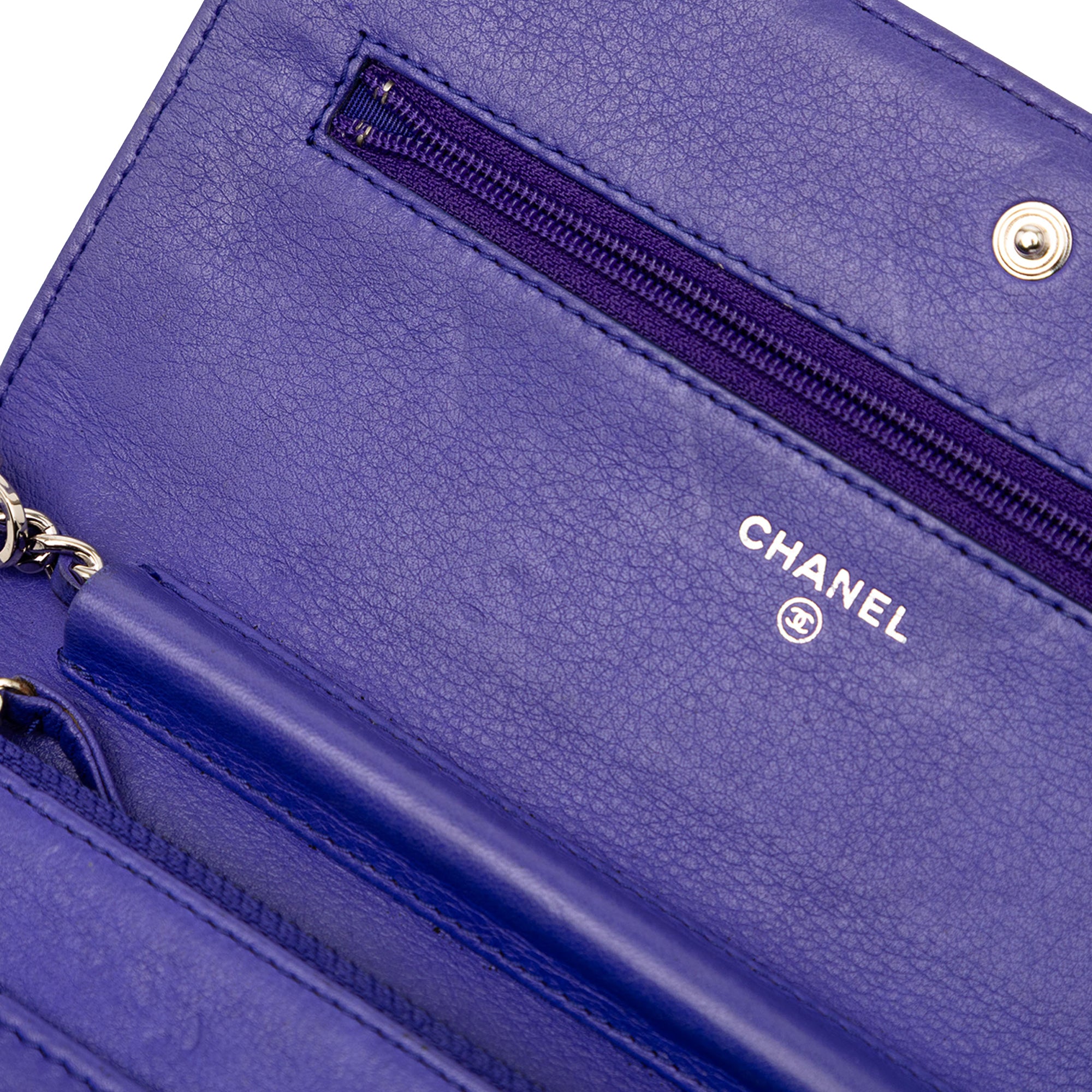 Chanel CC Quilted Calfskin Fancy Wallet On Chain - image 7