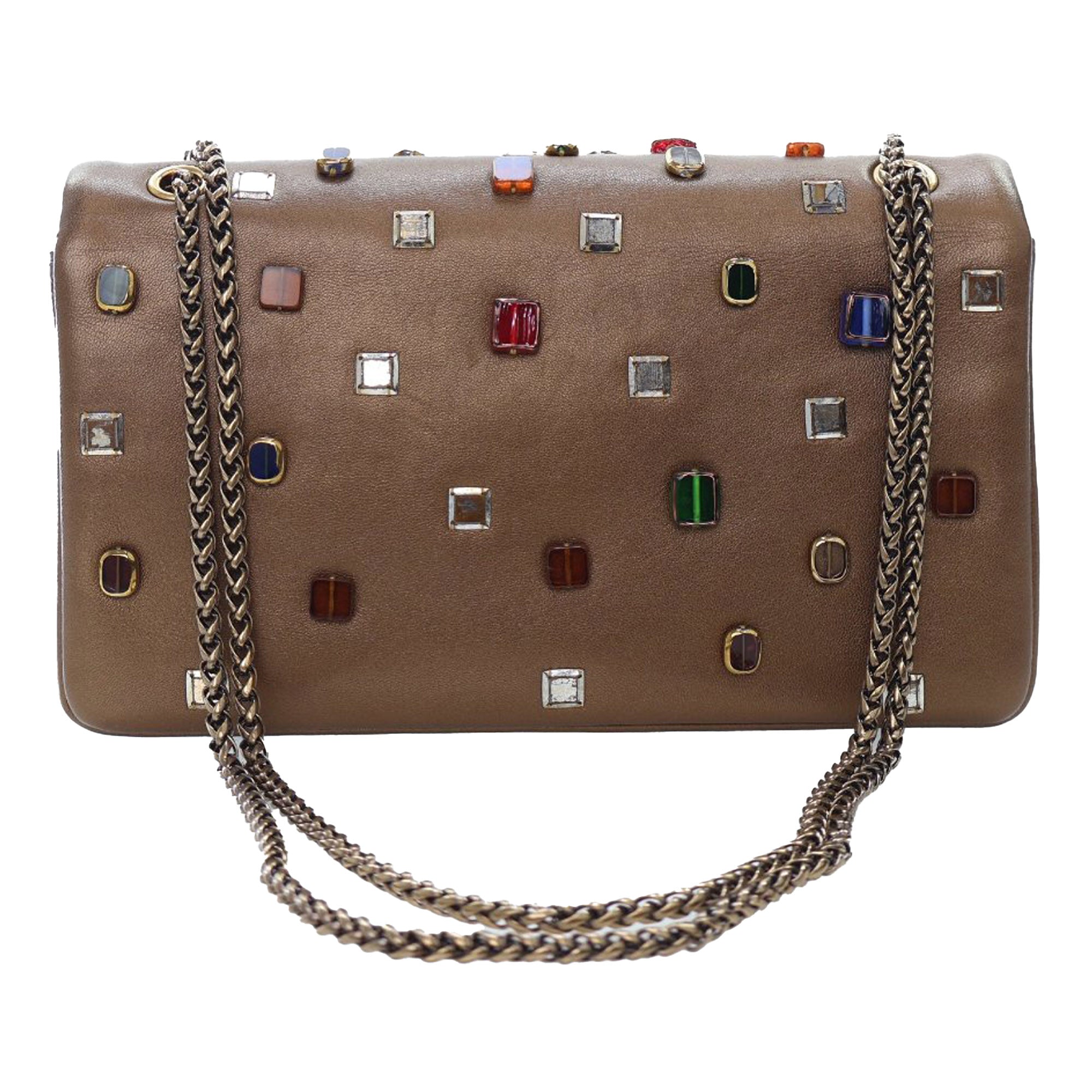 Chanel Paris Byzance Gripoix Bijoux Reissue 2.55 Calfskin Single Flap 225 - image 2