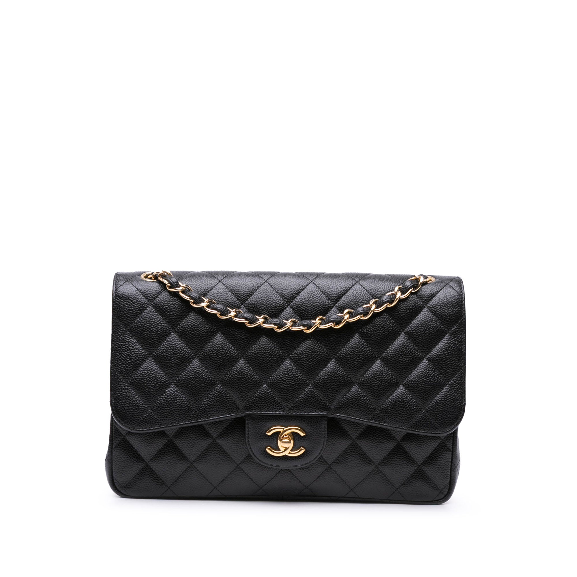Chanel Jumbo Classic Caviar Double Flap - image 1