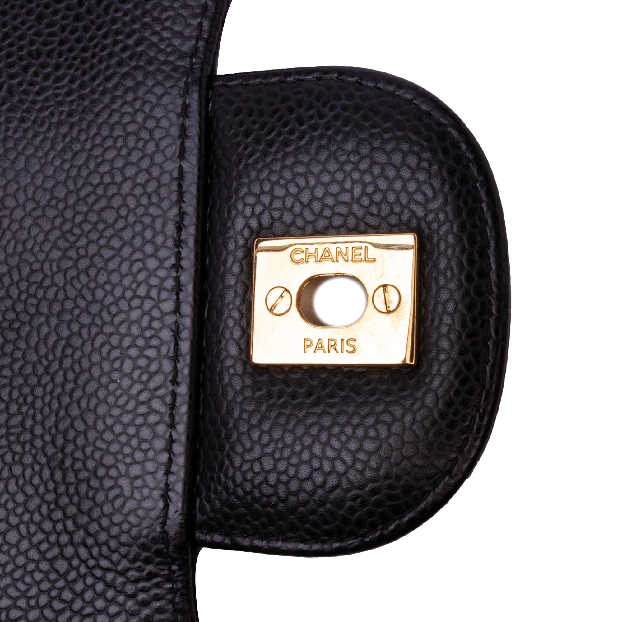 Chanel Jumbo Classic Caviar Double Flap - image 8
