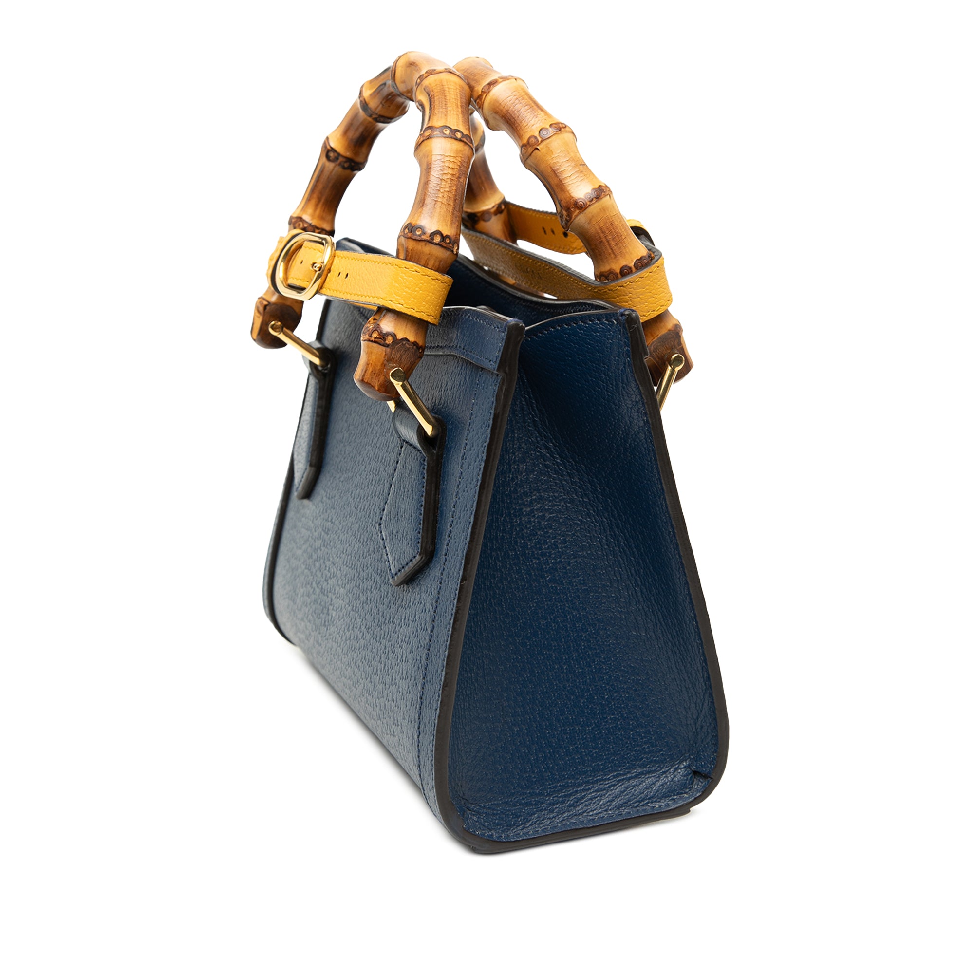 Gucci Small Calfskin Bamboo Diana Satchel - image 2