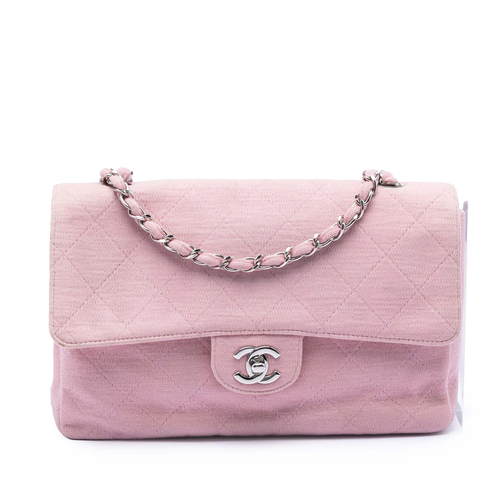 Chanel Medium Classic Jersey Single Flap - image 1