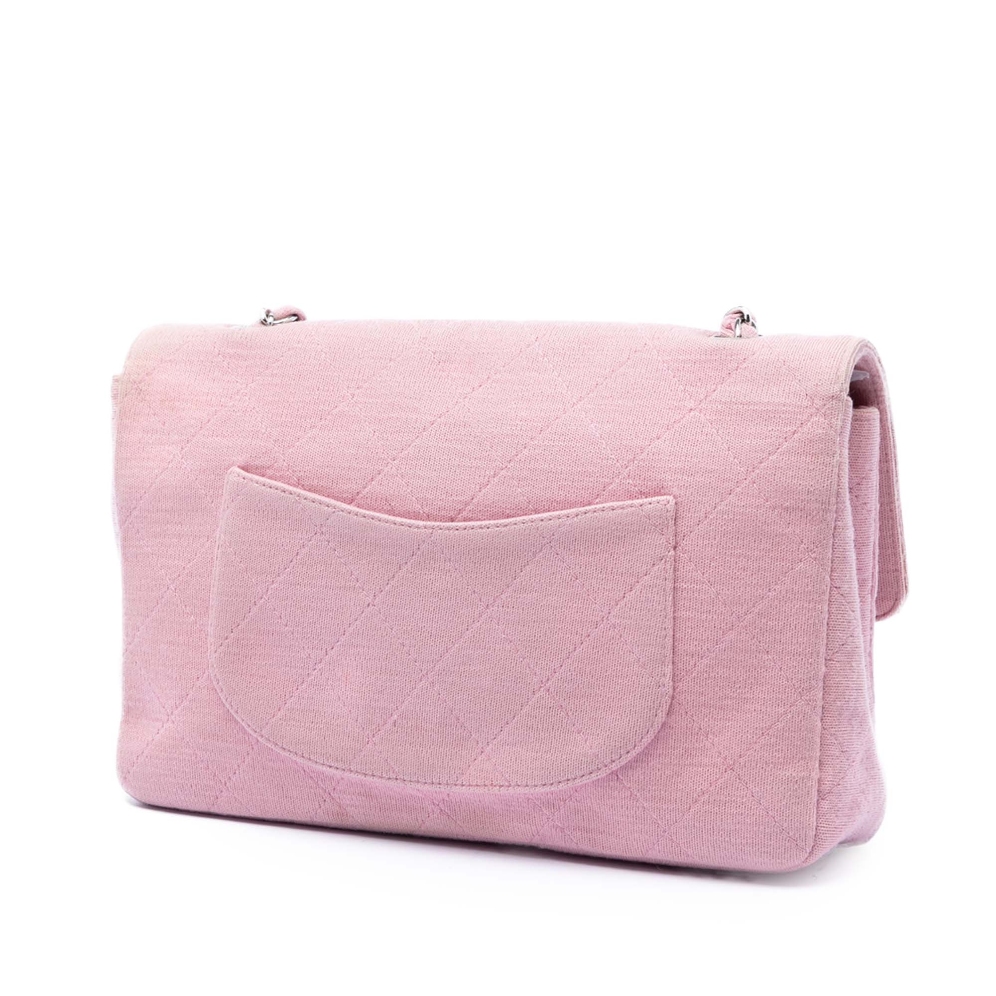 Chanel Medium Classic Jersey Single Flap - image 2