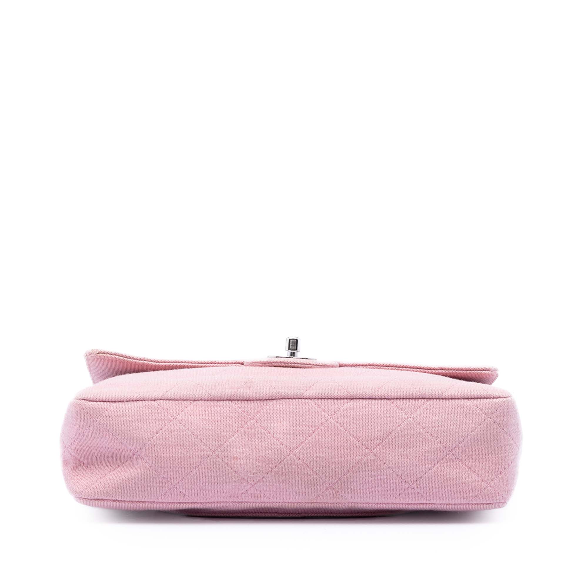 Chanel Medium Classic Jersey Single Flap - image 3