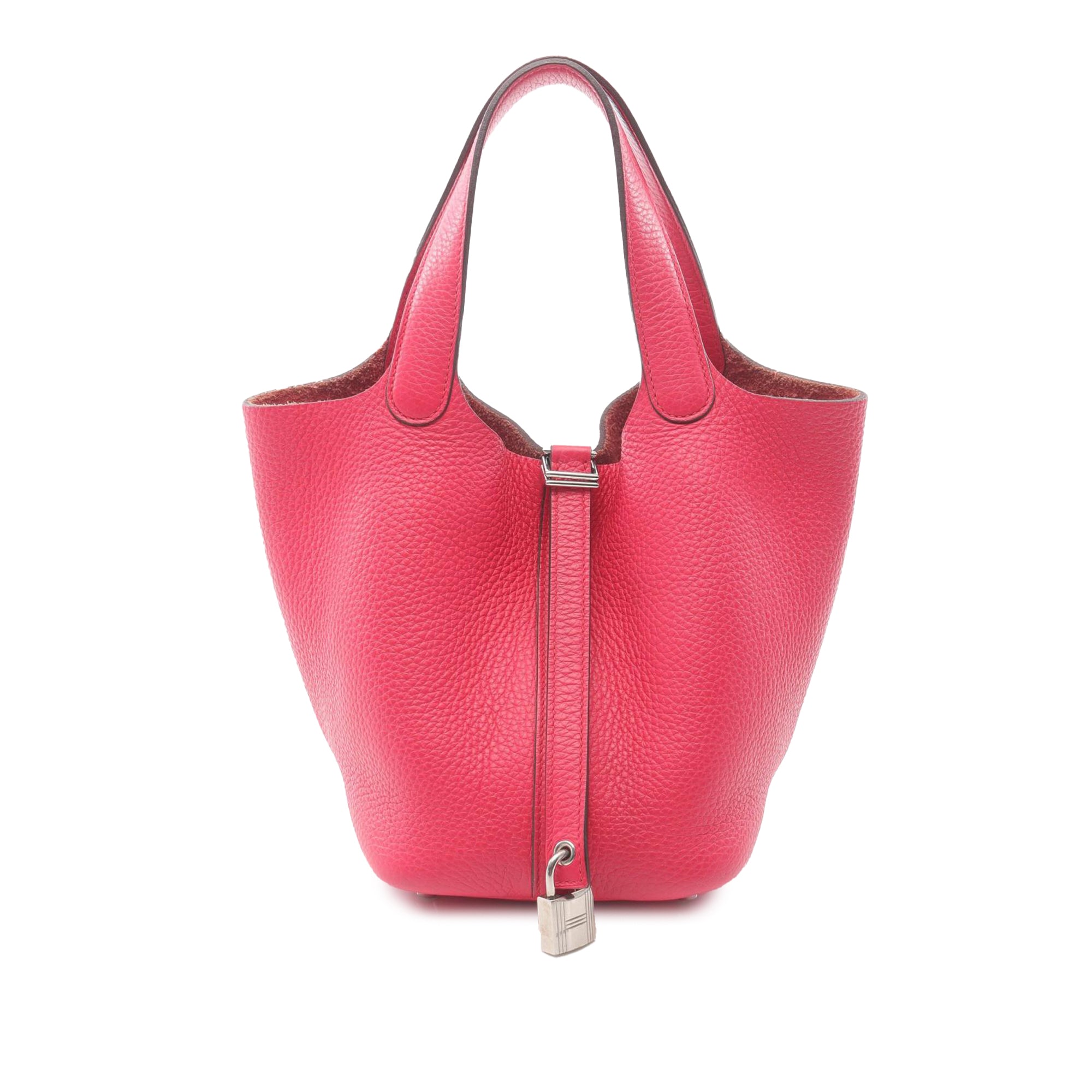 Hermès HERMES Picotin Lock PM Handbag Taurillon Clemence leather Taurillon Clemence Pink Rose extreme Used Women - image 1