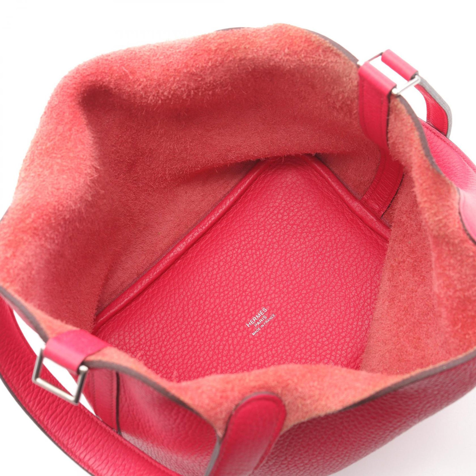 Hermès HERMES Picotin Lock PM Handbag Taurillon Clemence leather Taurillon Clemence Pink Rose extreme Used Women - image 3