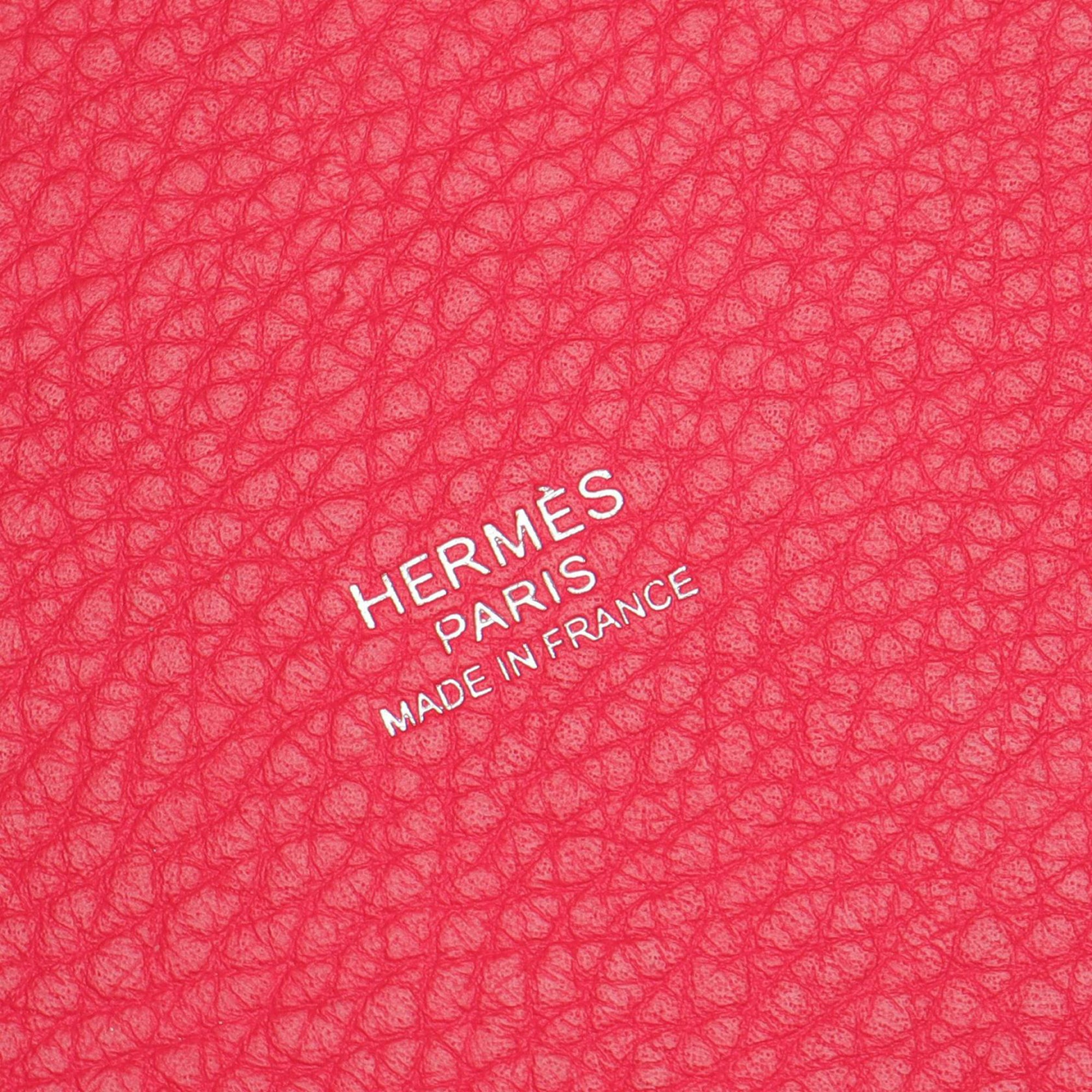 Hermès HERMES Picotin Lock PM Handbag Taurillon Clemence leather Taurillon Clemence Pink Rose extreme Used Women - image 4