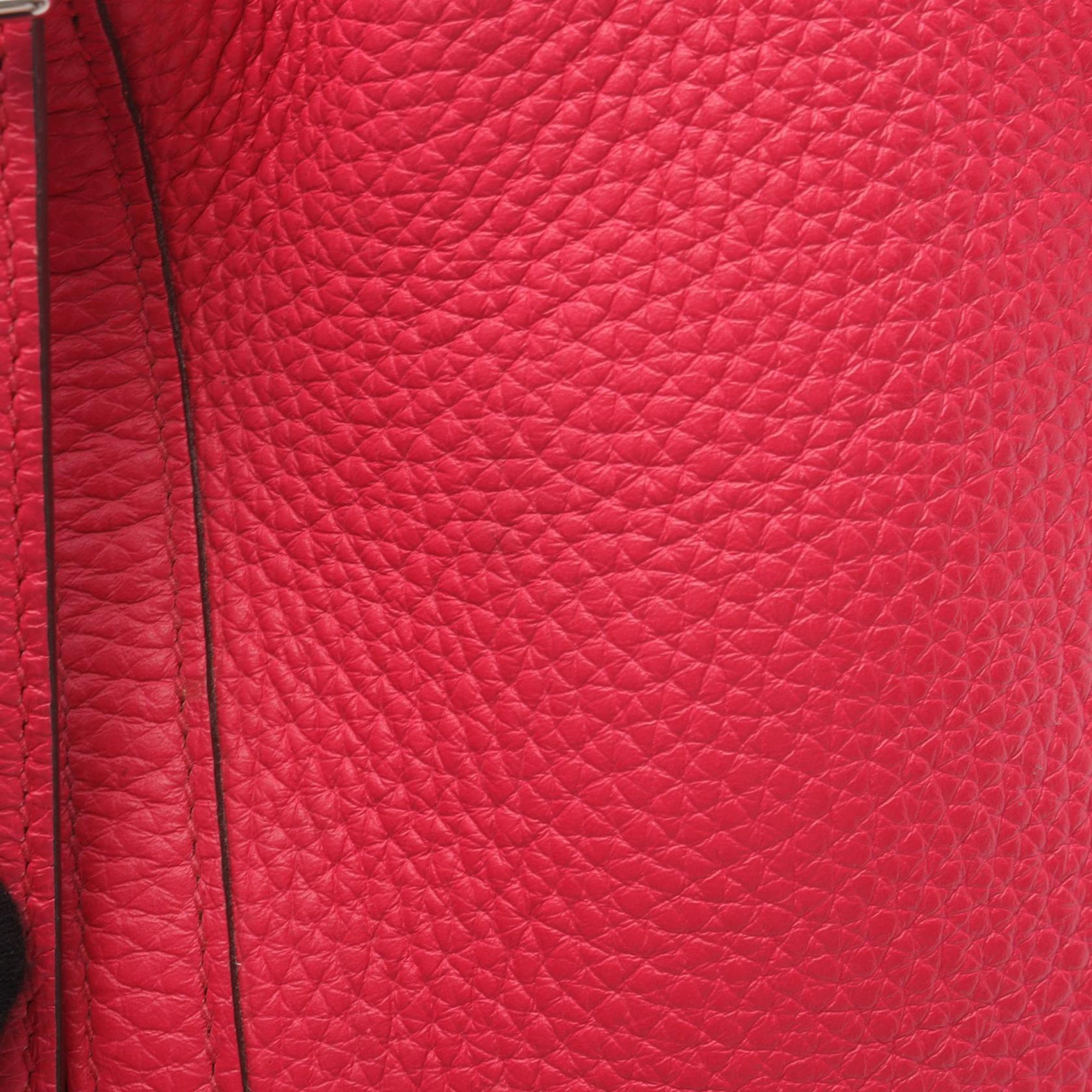 Hermès HERMES Picotin Lock PM Handbag Taurillon Clemence leather Taurillon Clemence Pink Rose extreme Used Women - image 6