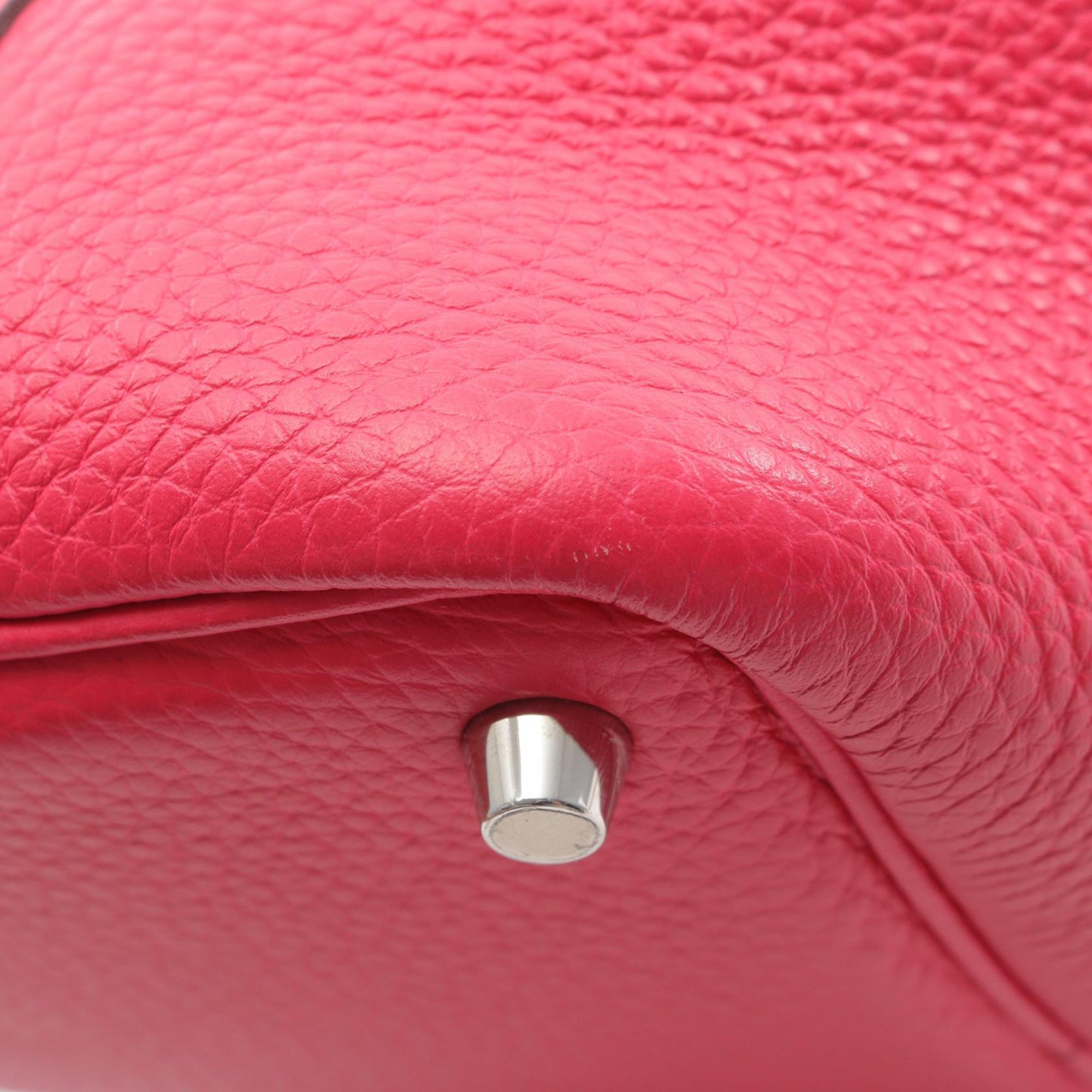 Hermès HERMES Picotin Lock PM Handbag Taurillon Clemence leather Taurillon Clemence Pink Rose extreme Used Women - image 8