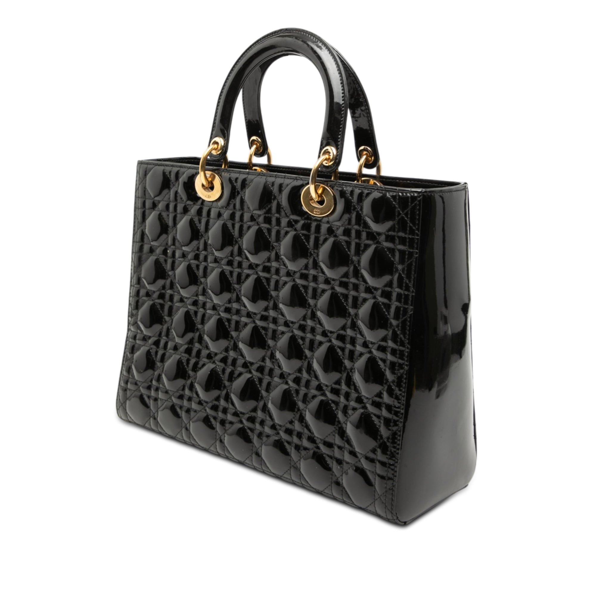 Dior Large Patent Cannage Lady Dior - image 2