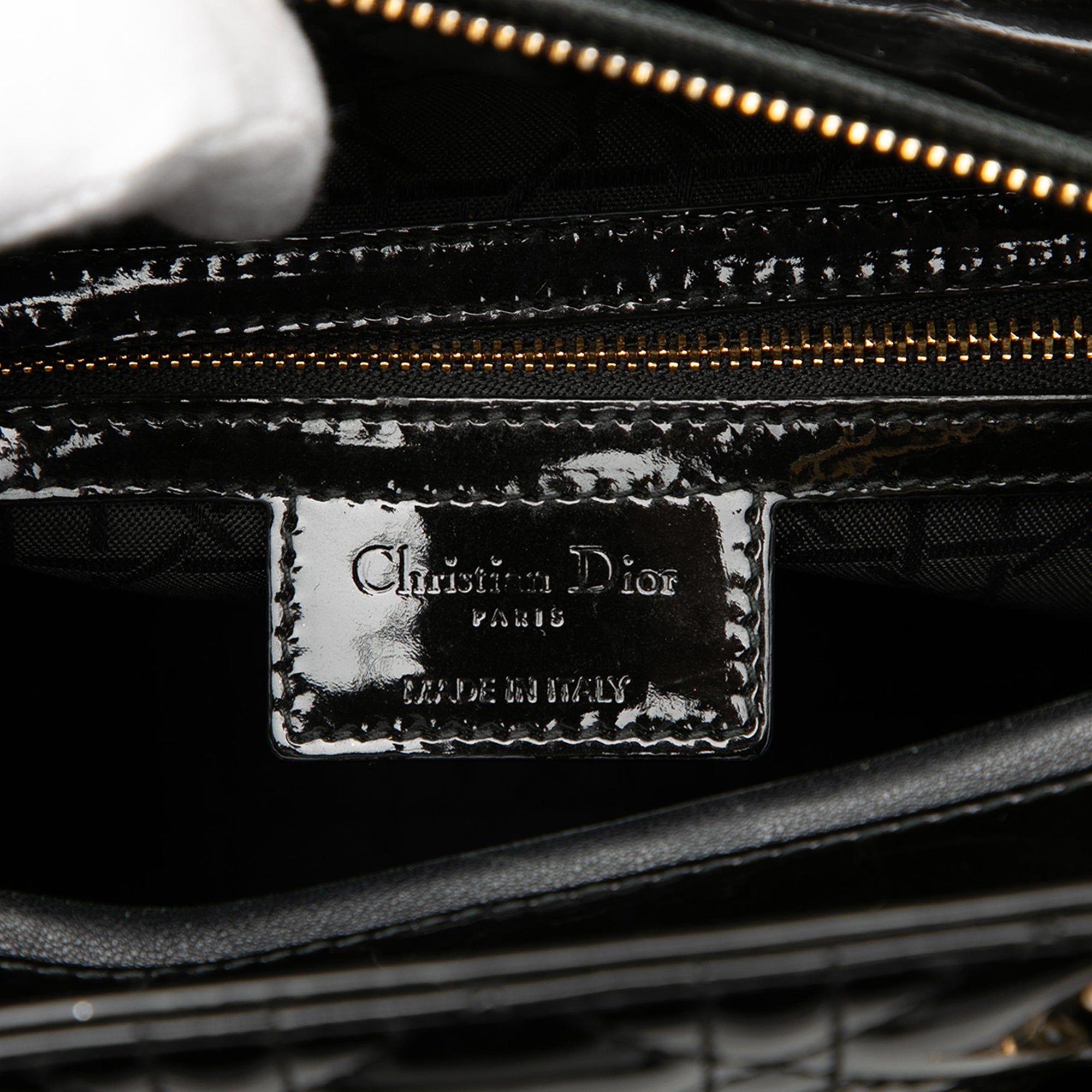 Dior Large Patent Cannage Lady Dior - image 5