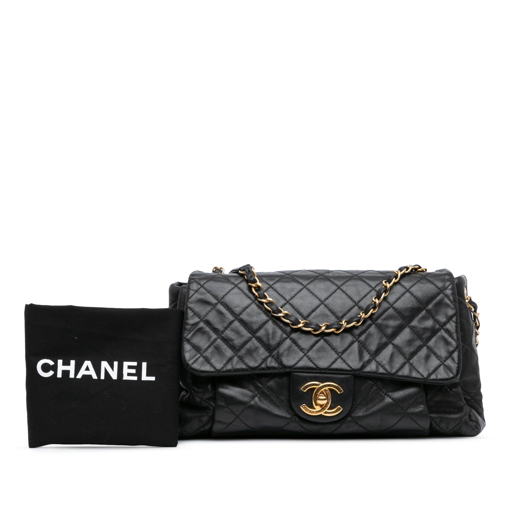 Chanel Large Aged Calfskin Chic Quilt Flap - image 12