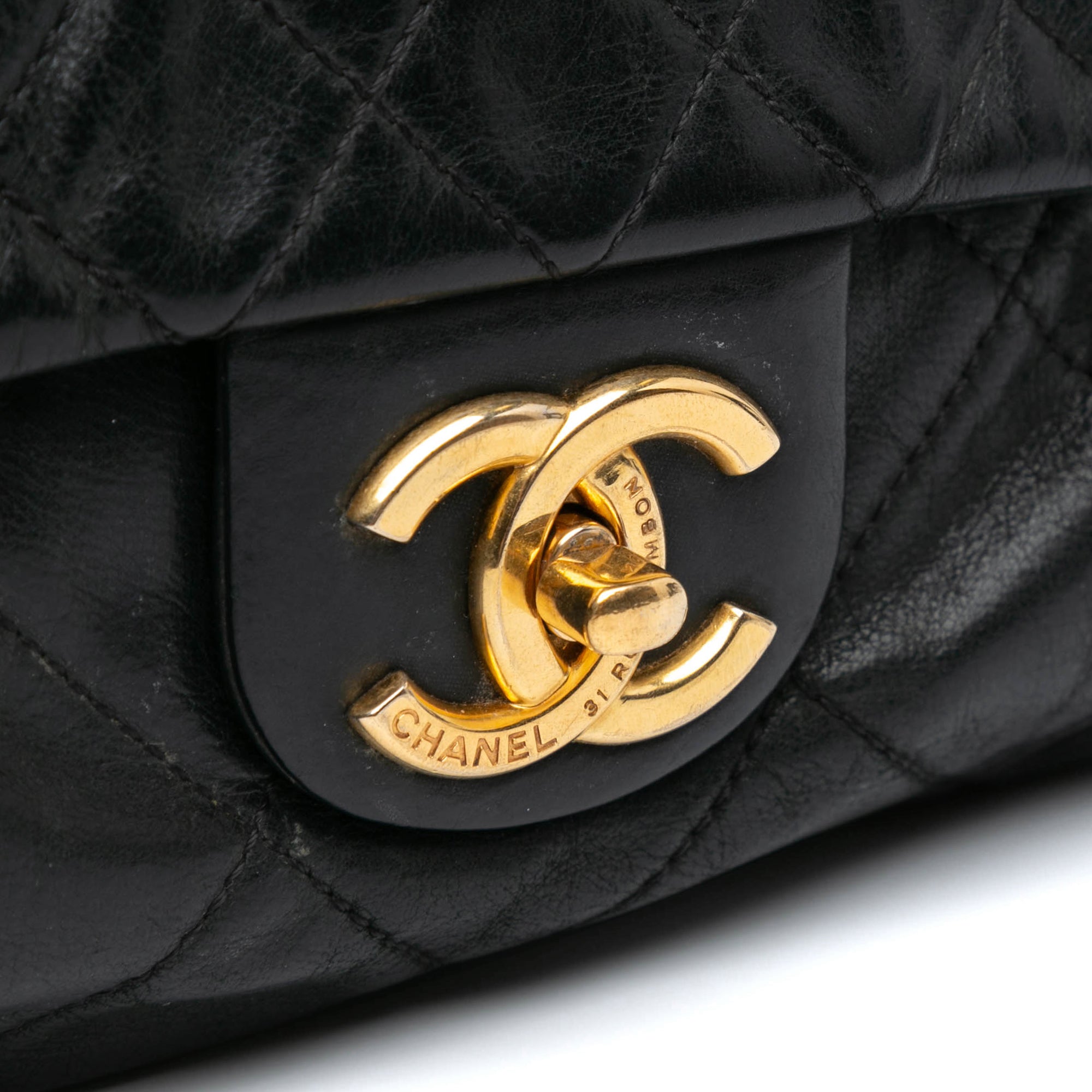 Chanel Large Aged Calfskin Chic Quilt Flap - image 7