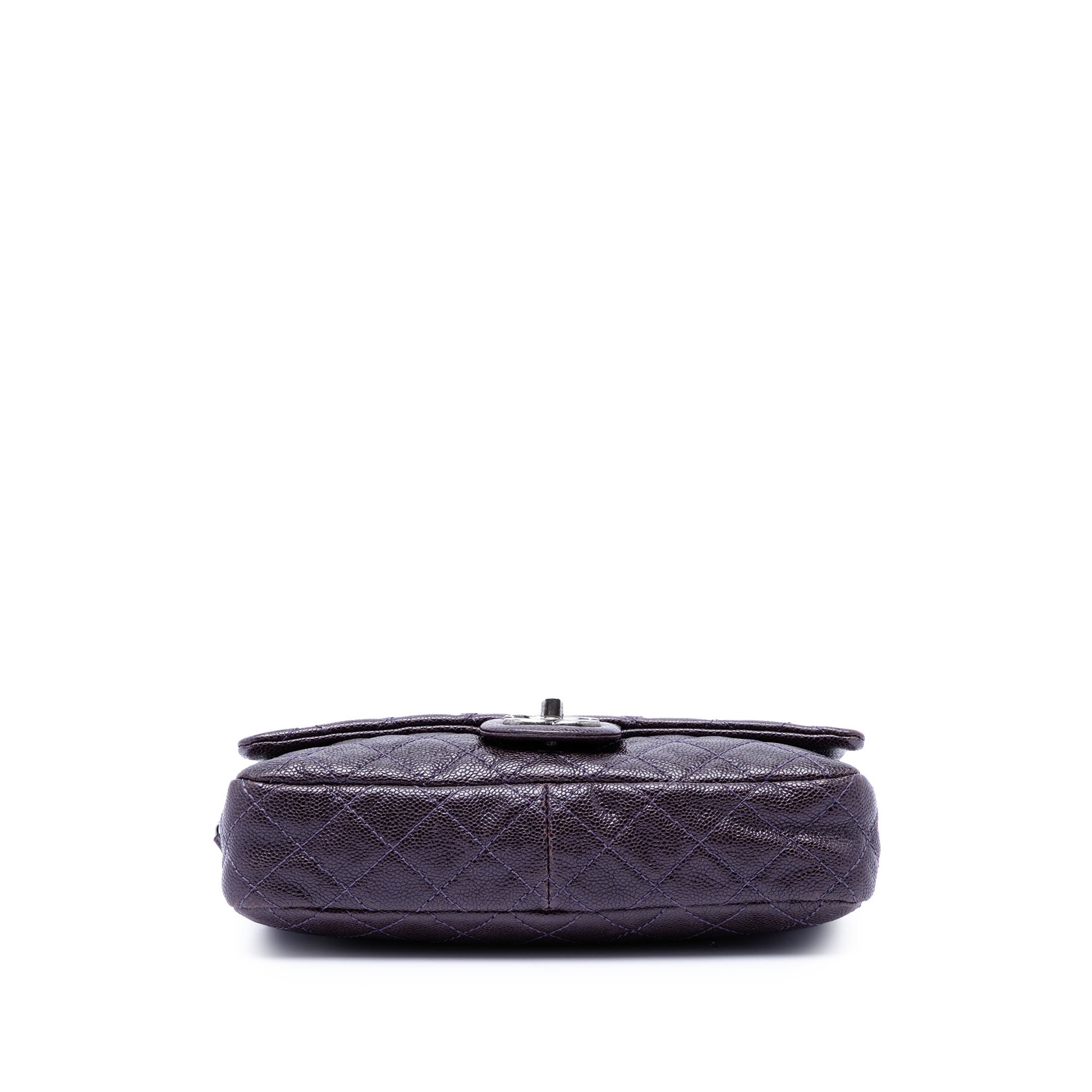 Chanel Medium Quilted Iridescent Caviar Easy Flap - image 3