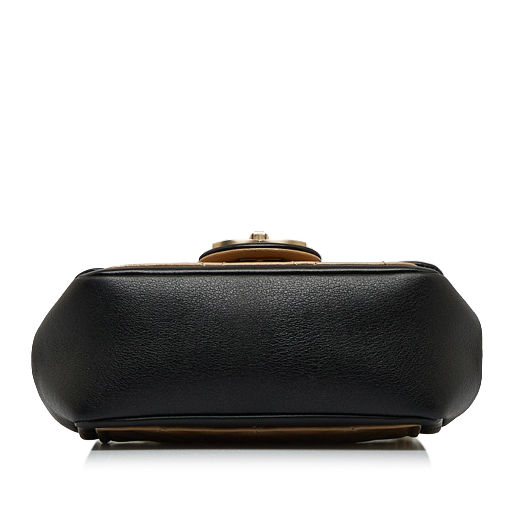 Chanel Mini Square Calfskin Graphic Flap Crossbody - image 5