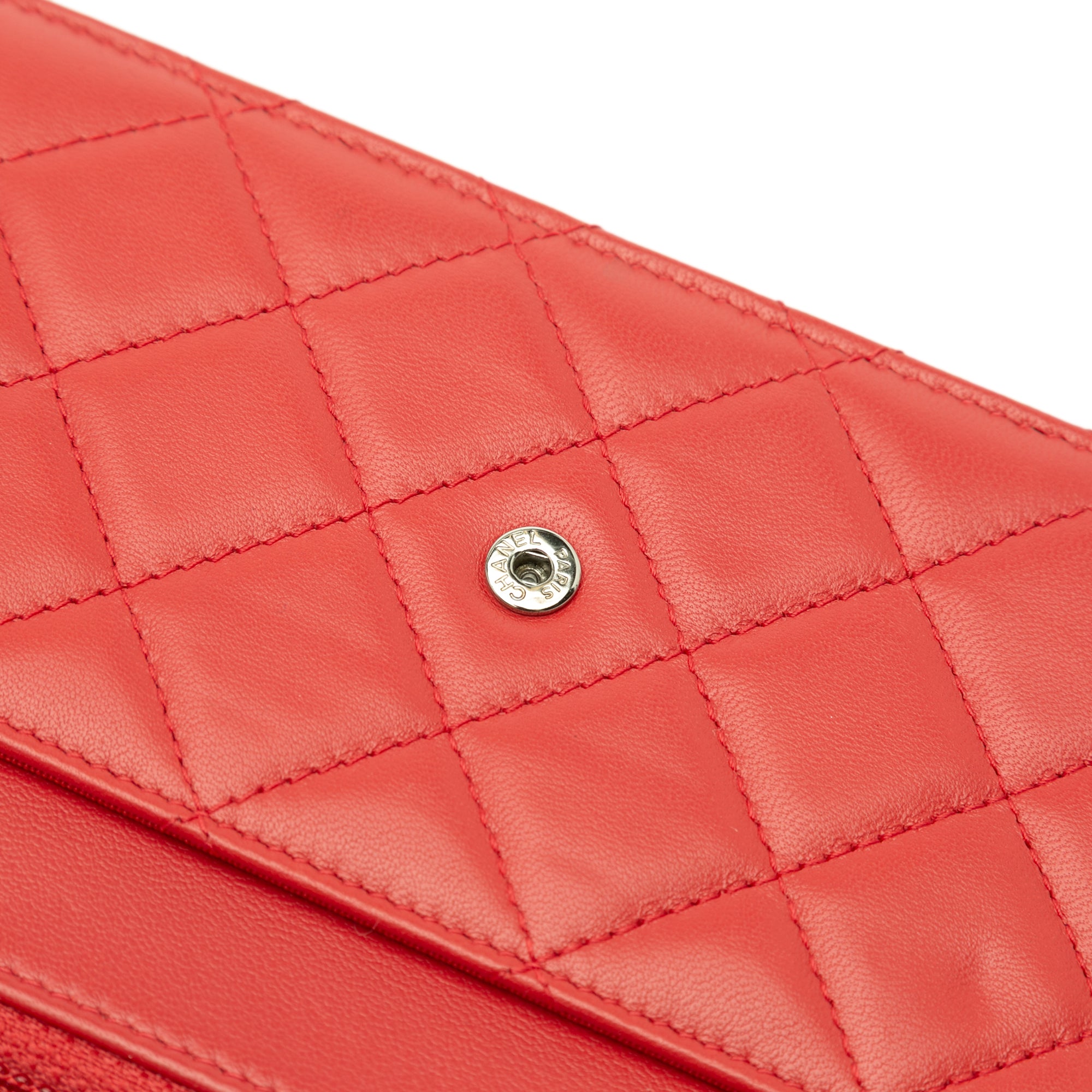 Chanel CC Quilted Lambskin Wallet on Chain - image 9