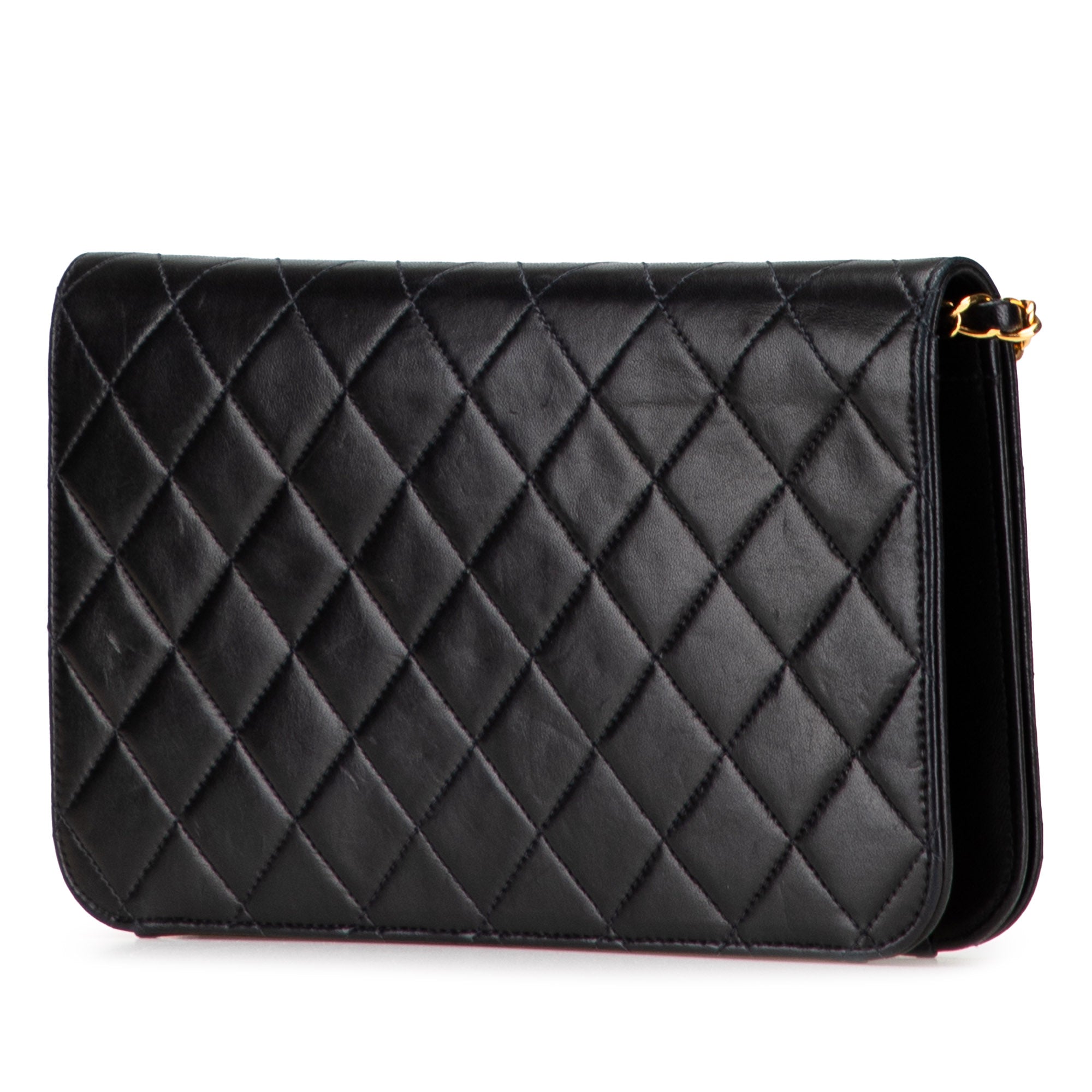 Chanel CC Quilted Lambskin Full Single Flap - image 2