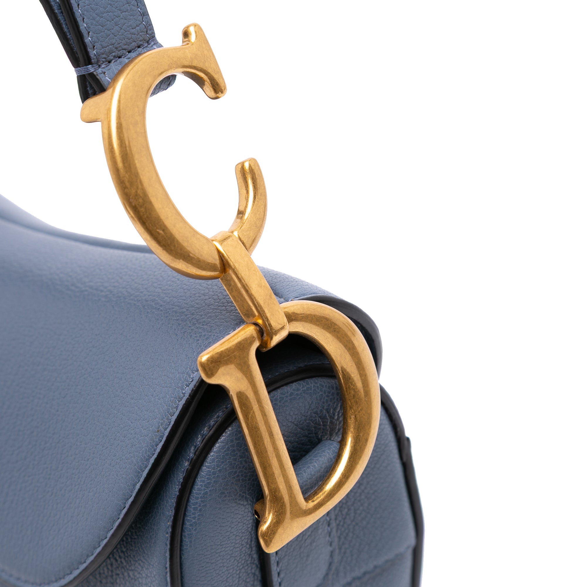 Dior Goatskin Saddle Bag - image 7