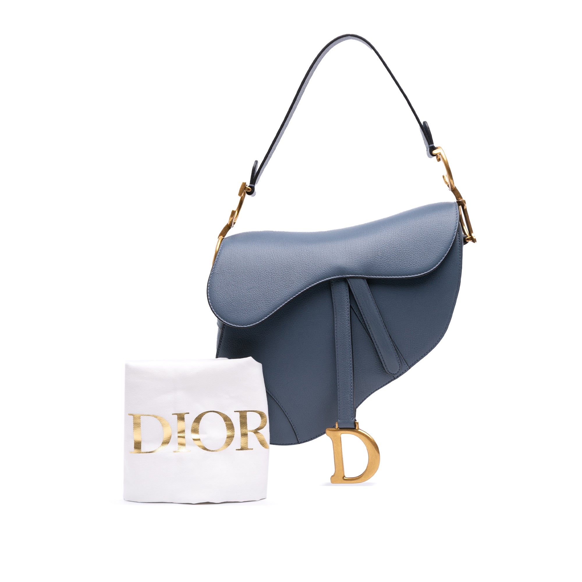 Dior Goatskin Saddle Bag - image 9