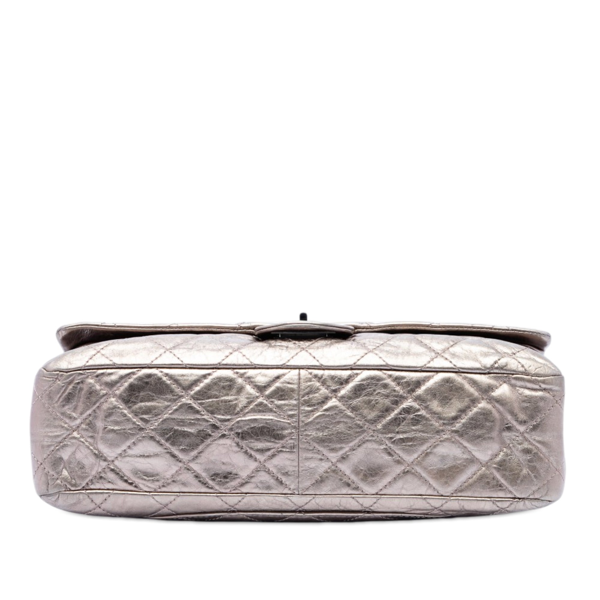 Chanel Metallic Aged Calfskin Reissue 2.55 Double Flap 227 - image 3
