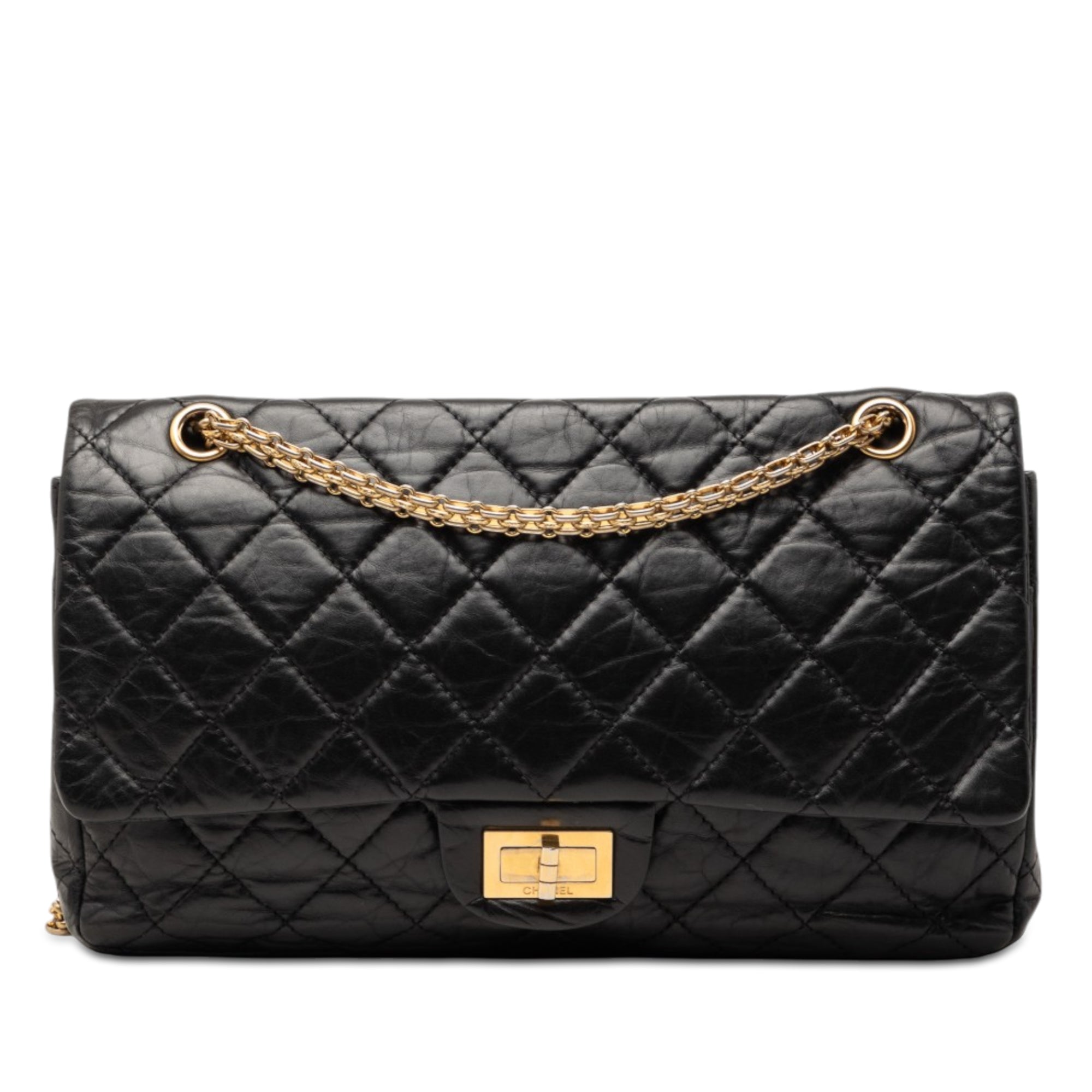 Chanel Quilted Aged Calfskin Reissue 2.55 Double Flap 227 - image 1