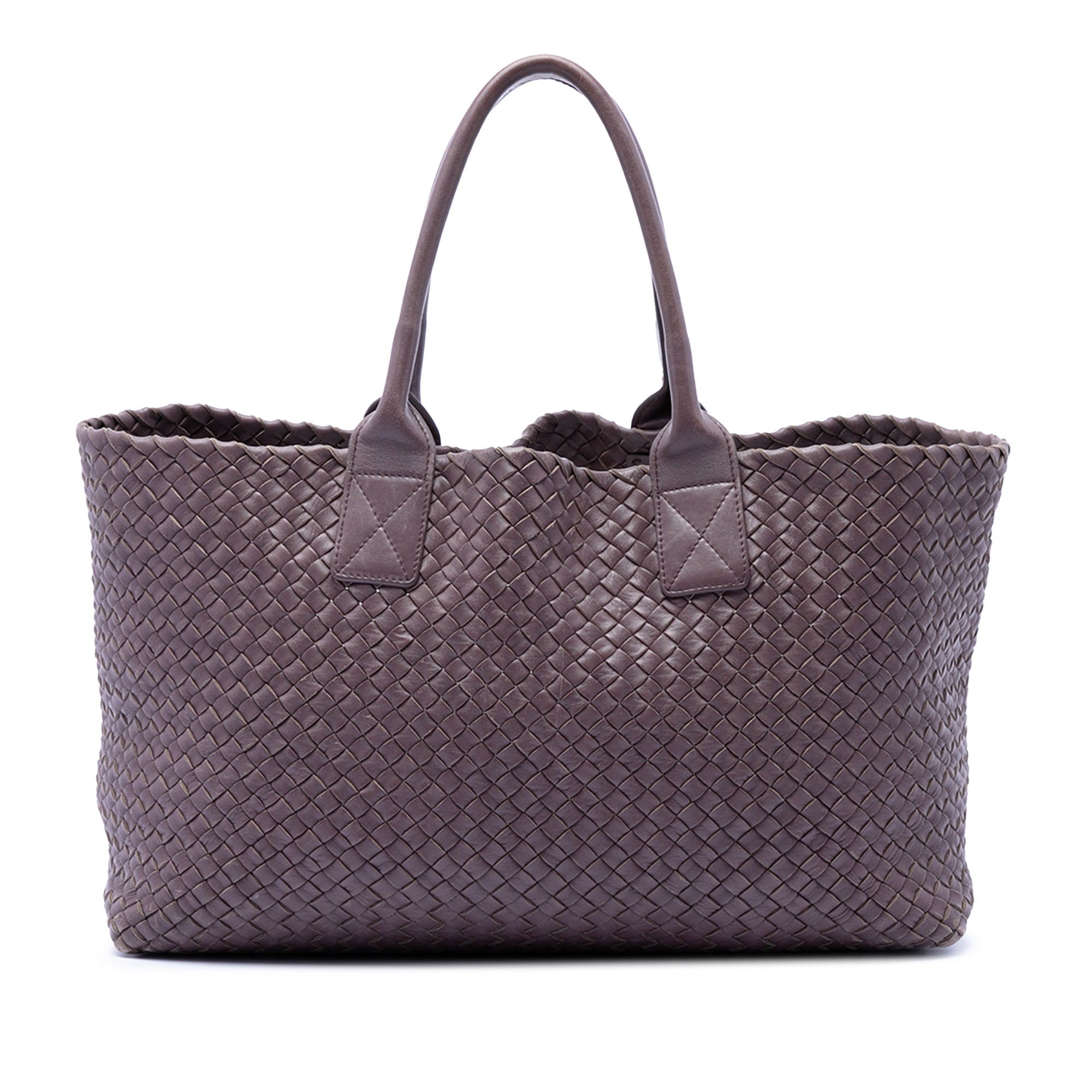Bottega Veneta Limited Edition Medium Lambskin Intreccio Cabat Tote - image 1