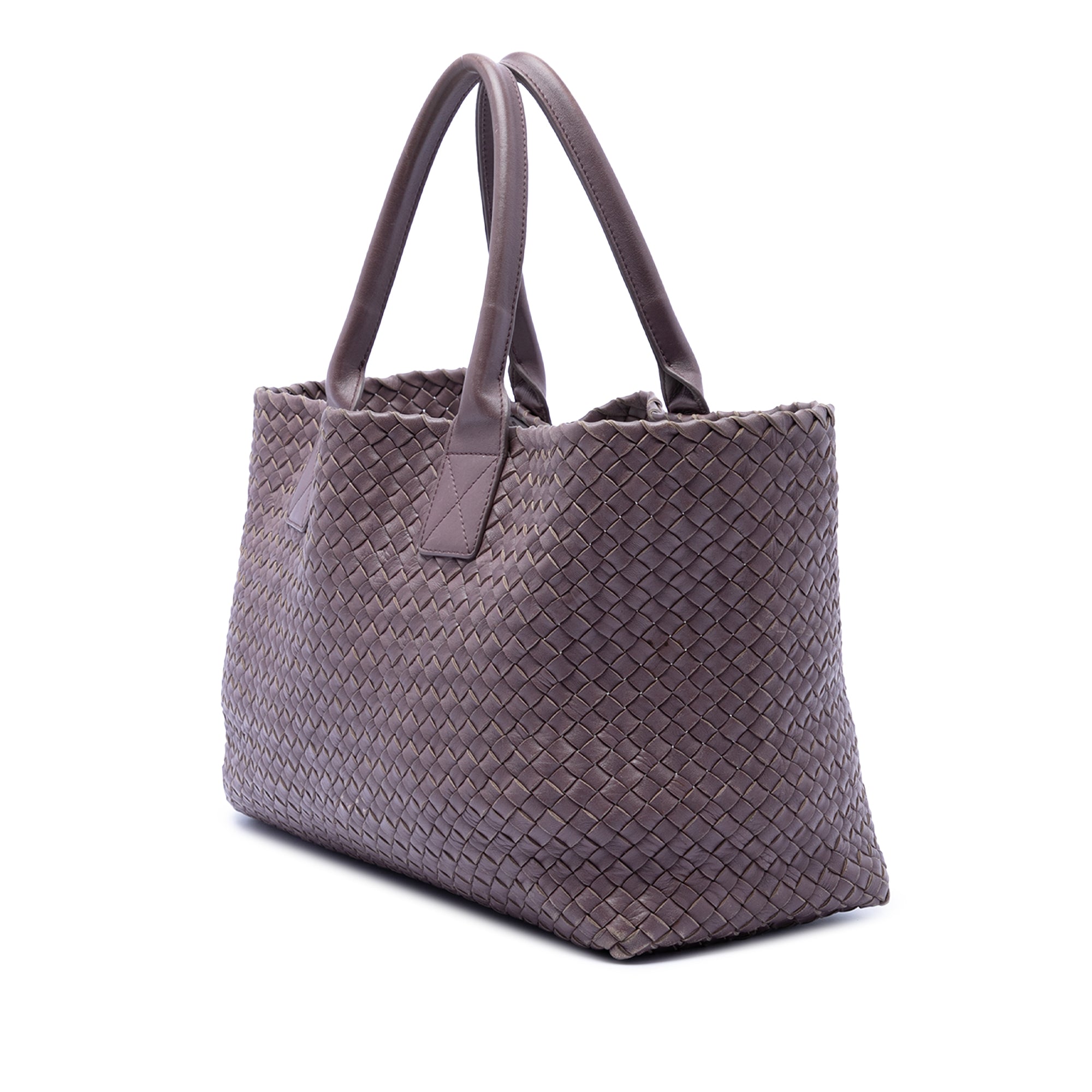 Bottega Veneta Limited Edition Medium Lambskin Intreccio Cabat Tote - image 2