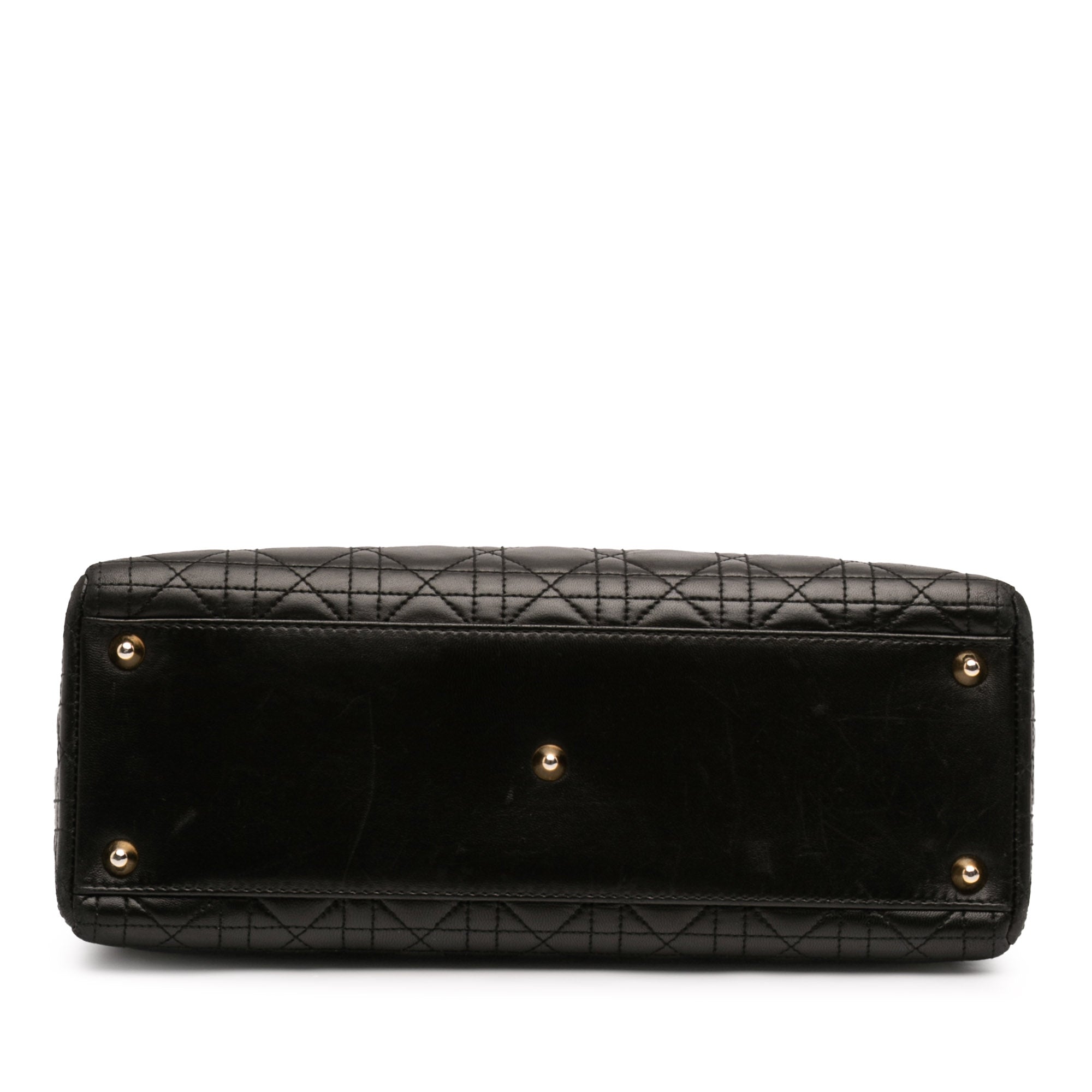 Dior Large Lambskin Cannage Lady Dior - image 3