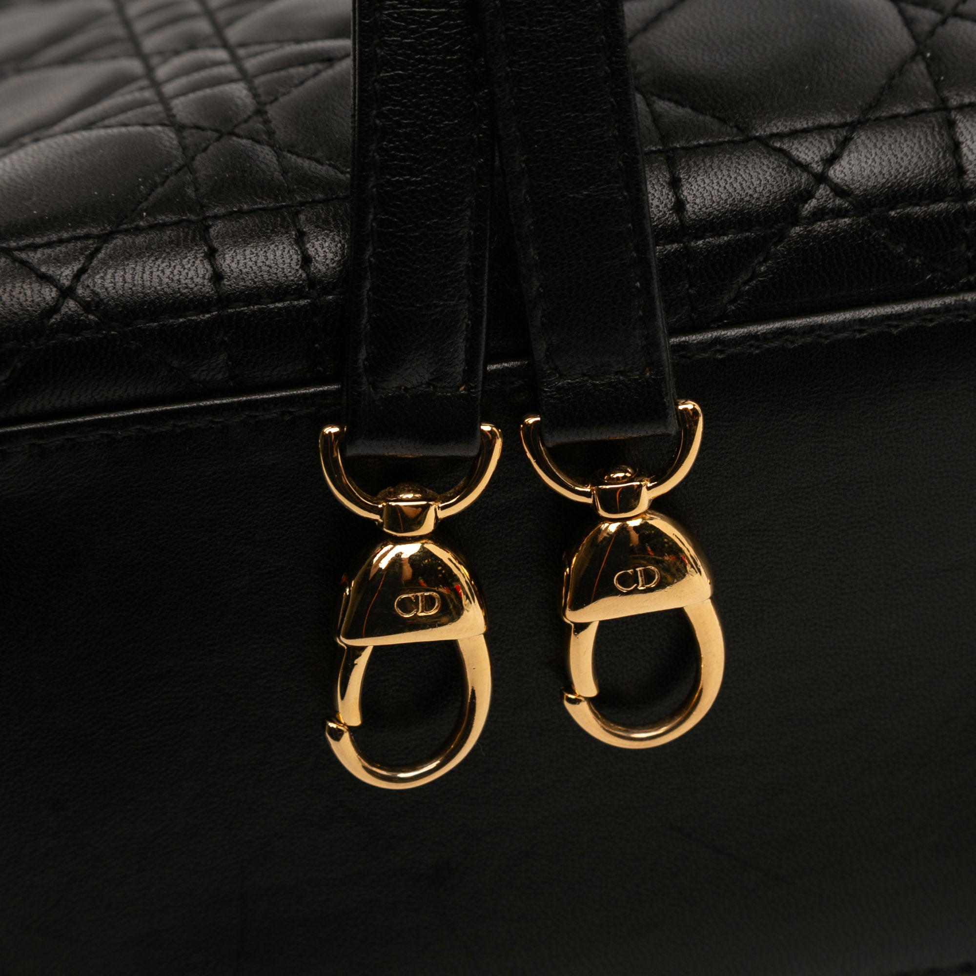 Dior Large Lambskin Cannage Lady Dior - image 8