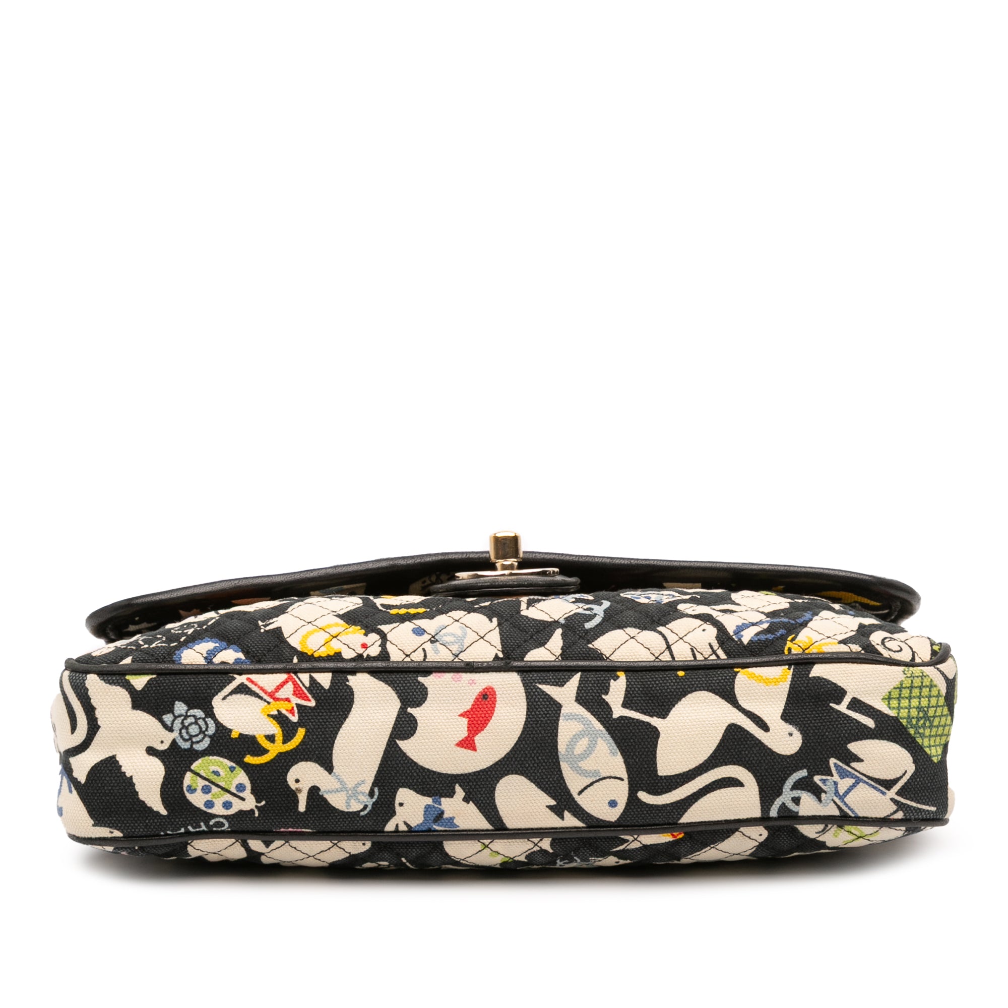 Chanel Medium Printed Canvas Animals Single Flap - image 3