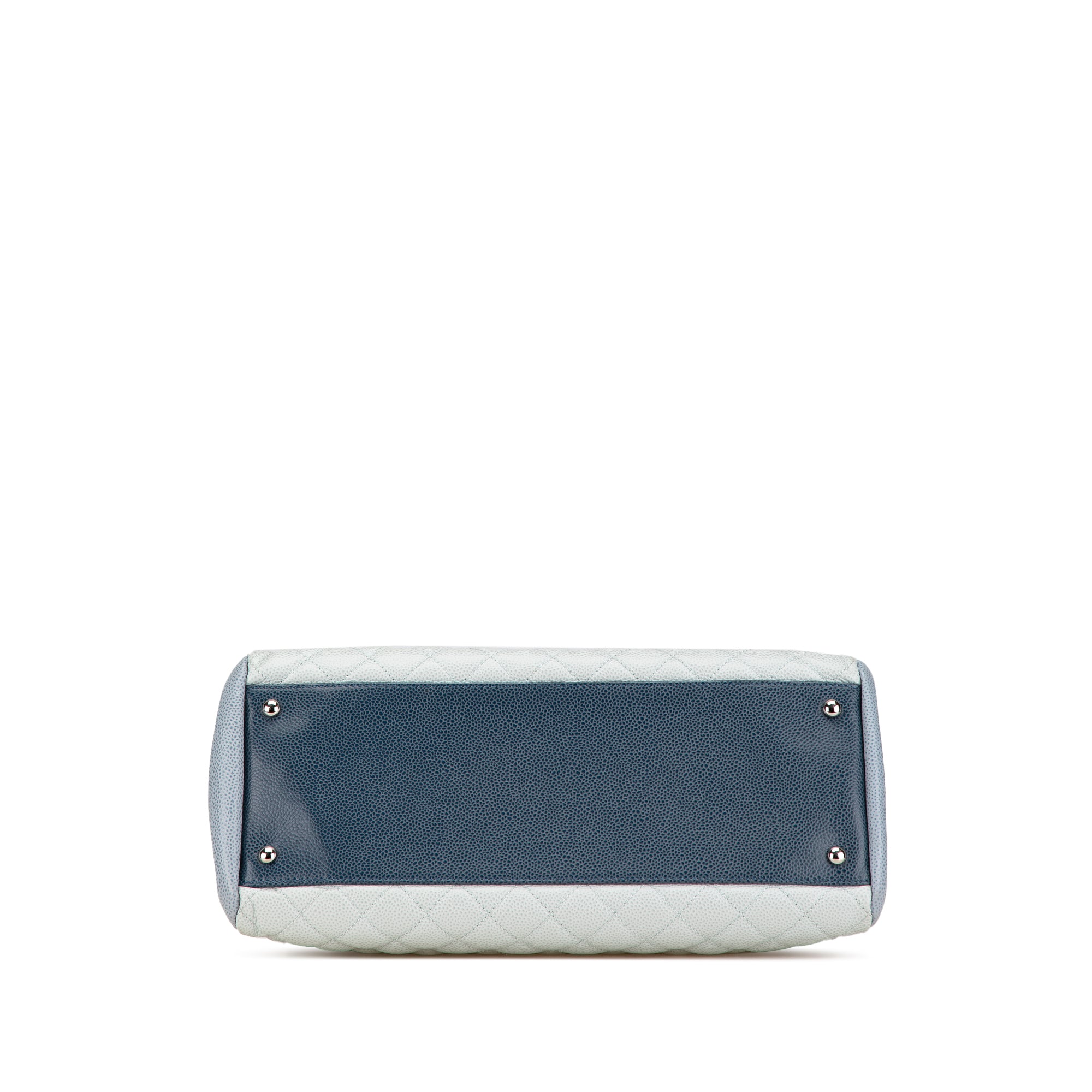 Chanel Large Tricolor Caviar Just Mademoiselle Bowling Bag - image 3