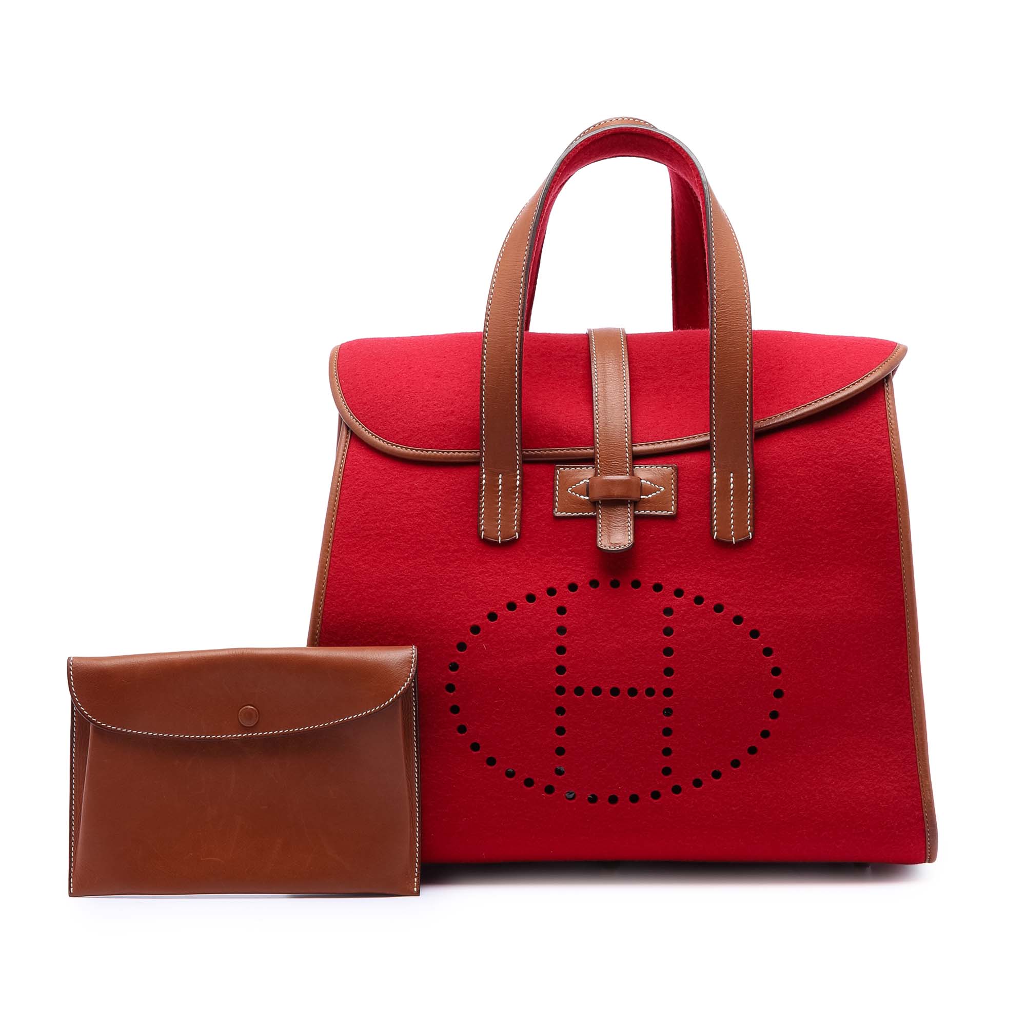 Hermès Felt and Barenia Feu2Dou - image 7