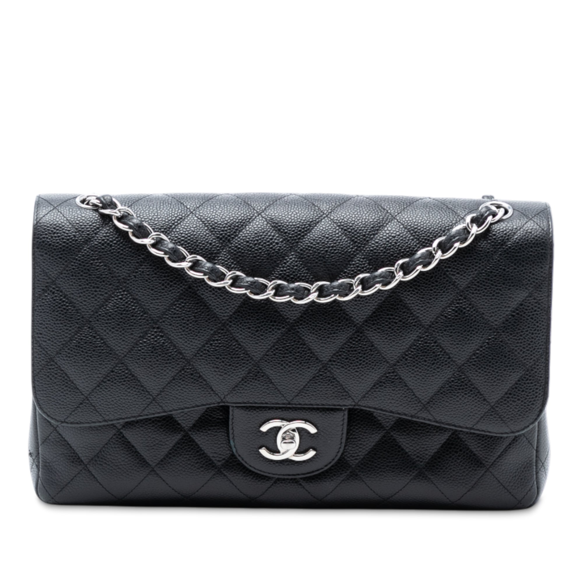 Chanel Jumbo Classic Caviar Double Flap - image 1