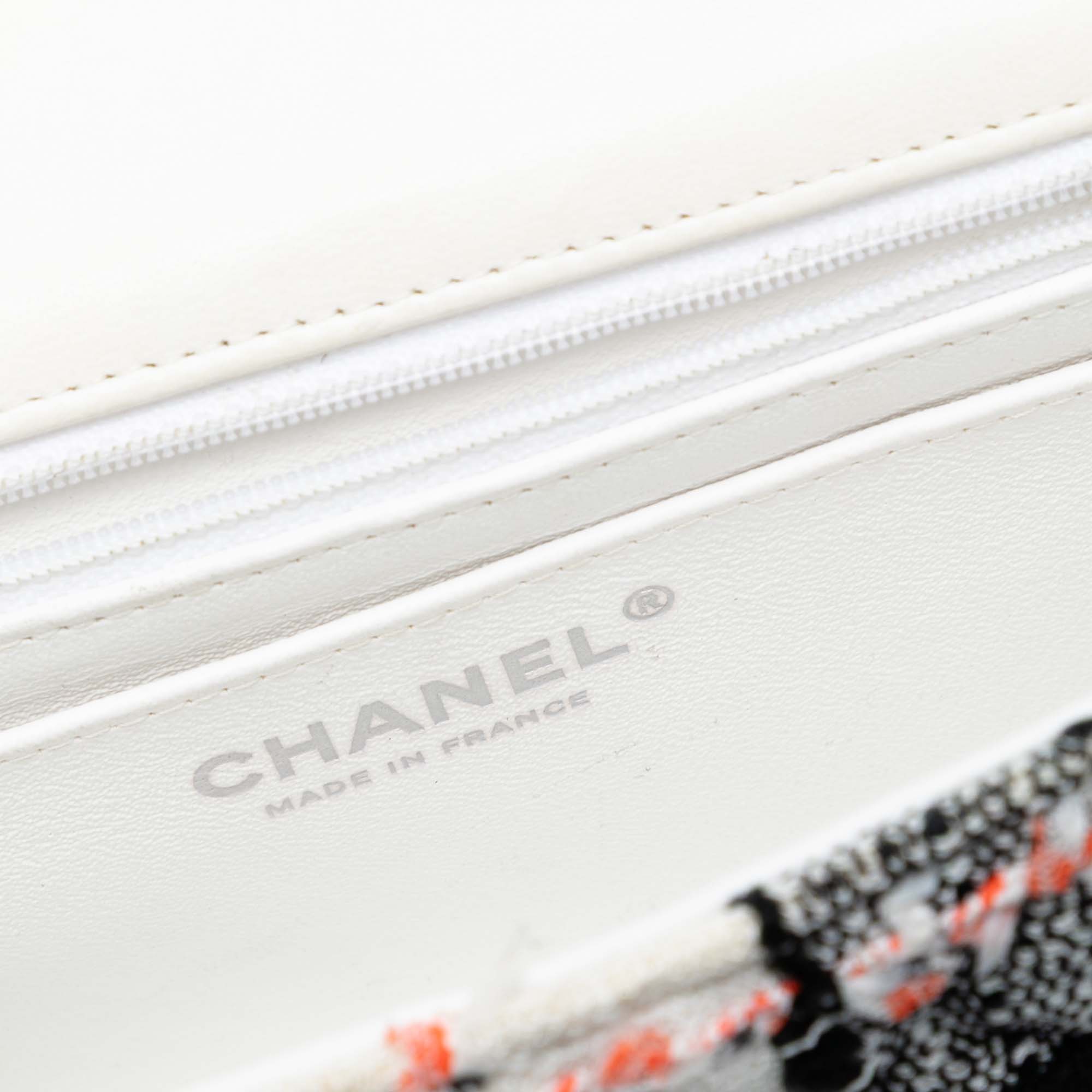 Chanel Mini Rectangular Classic Tweed Check Single Flap - image 4
