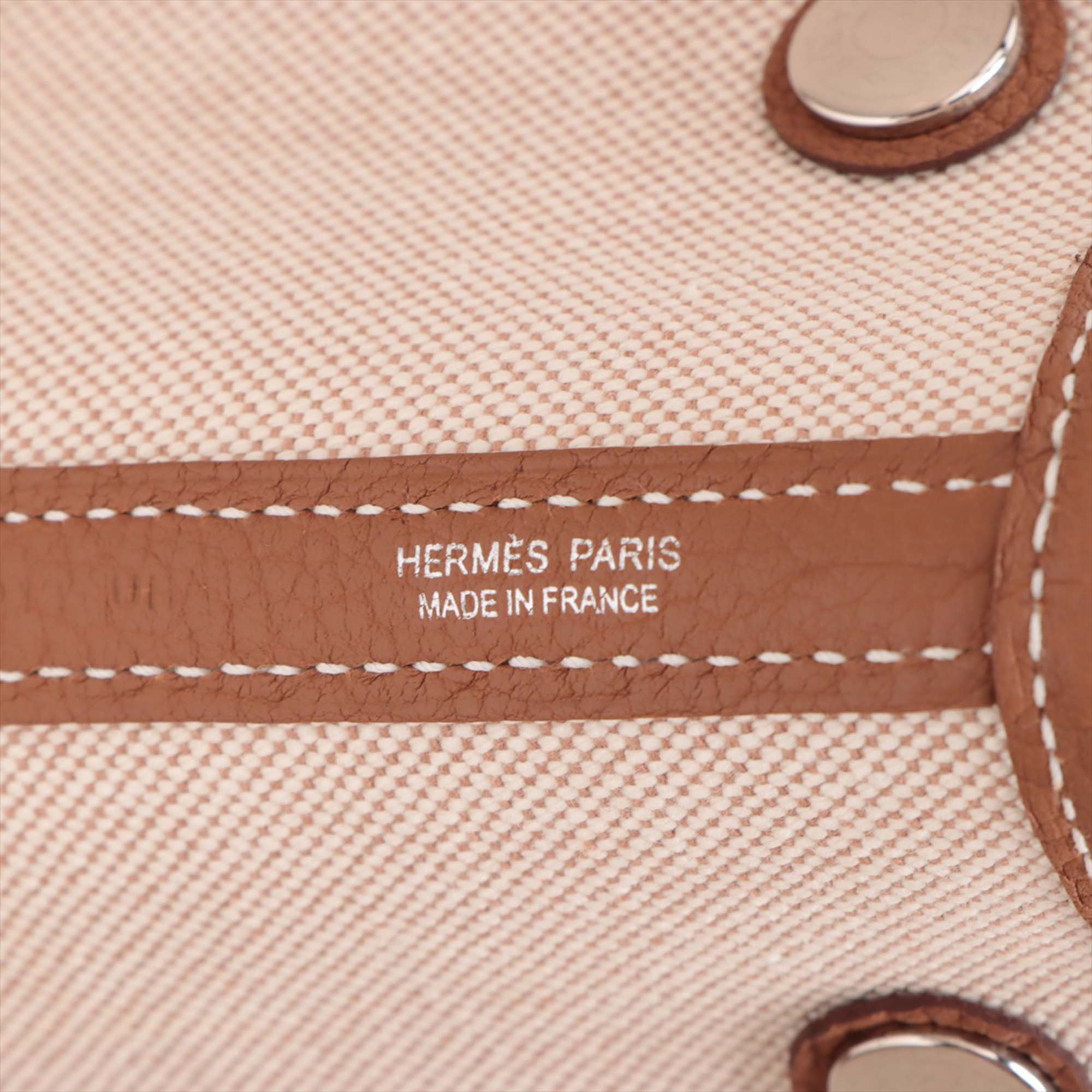 Hermès Toile and Negonda Tartan Cross Garden Party 36 - image 4