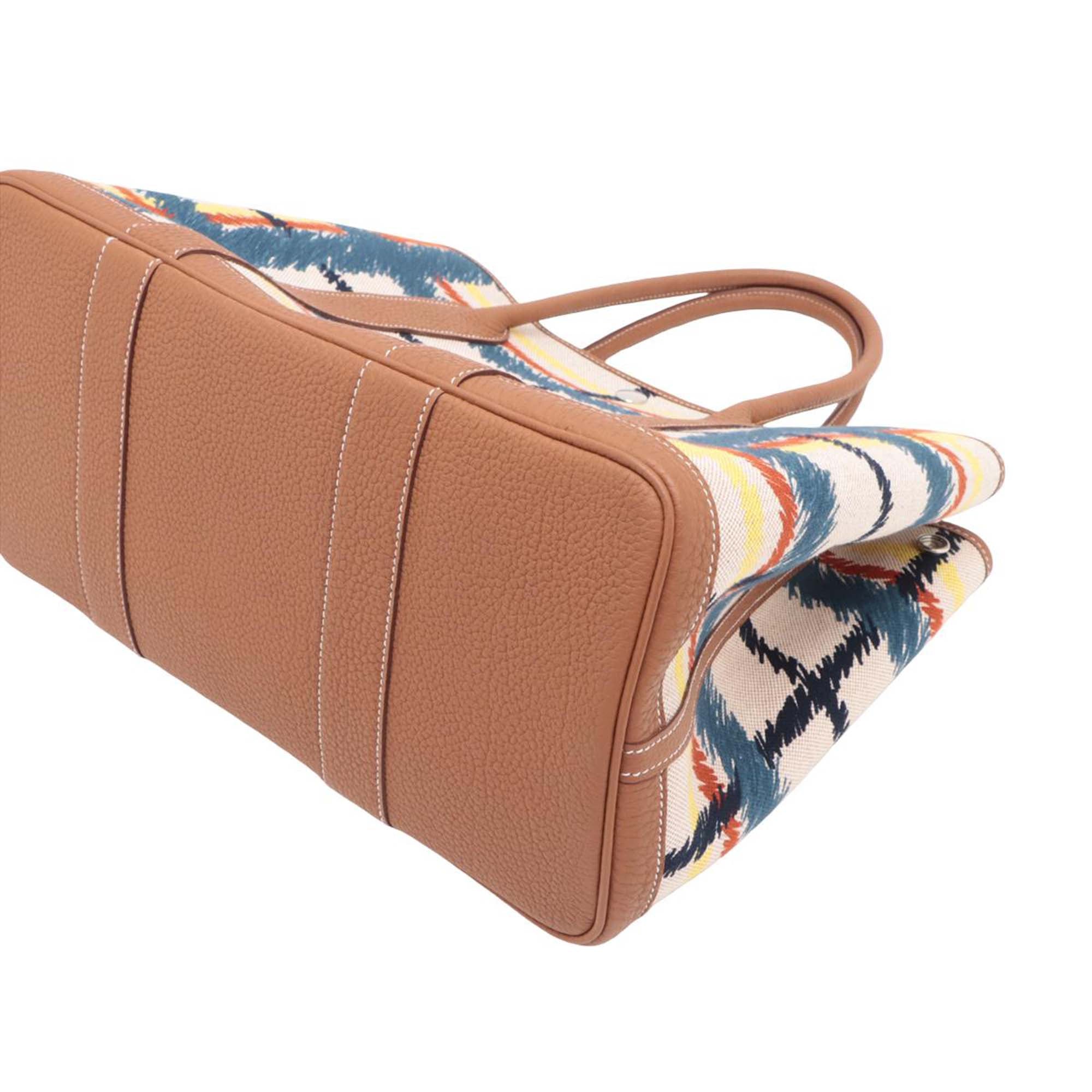 Hermès Toile and Negonda Tartan Cross Garden Party 36 - image 6