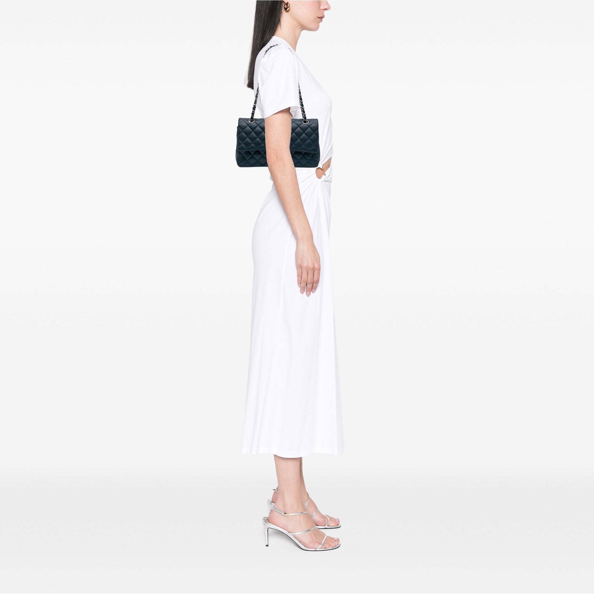 Chanel Medium Classic Caviar Double Flap - image 12