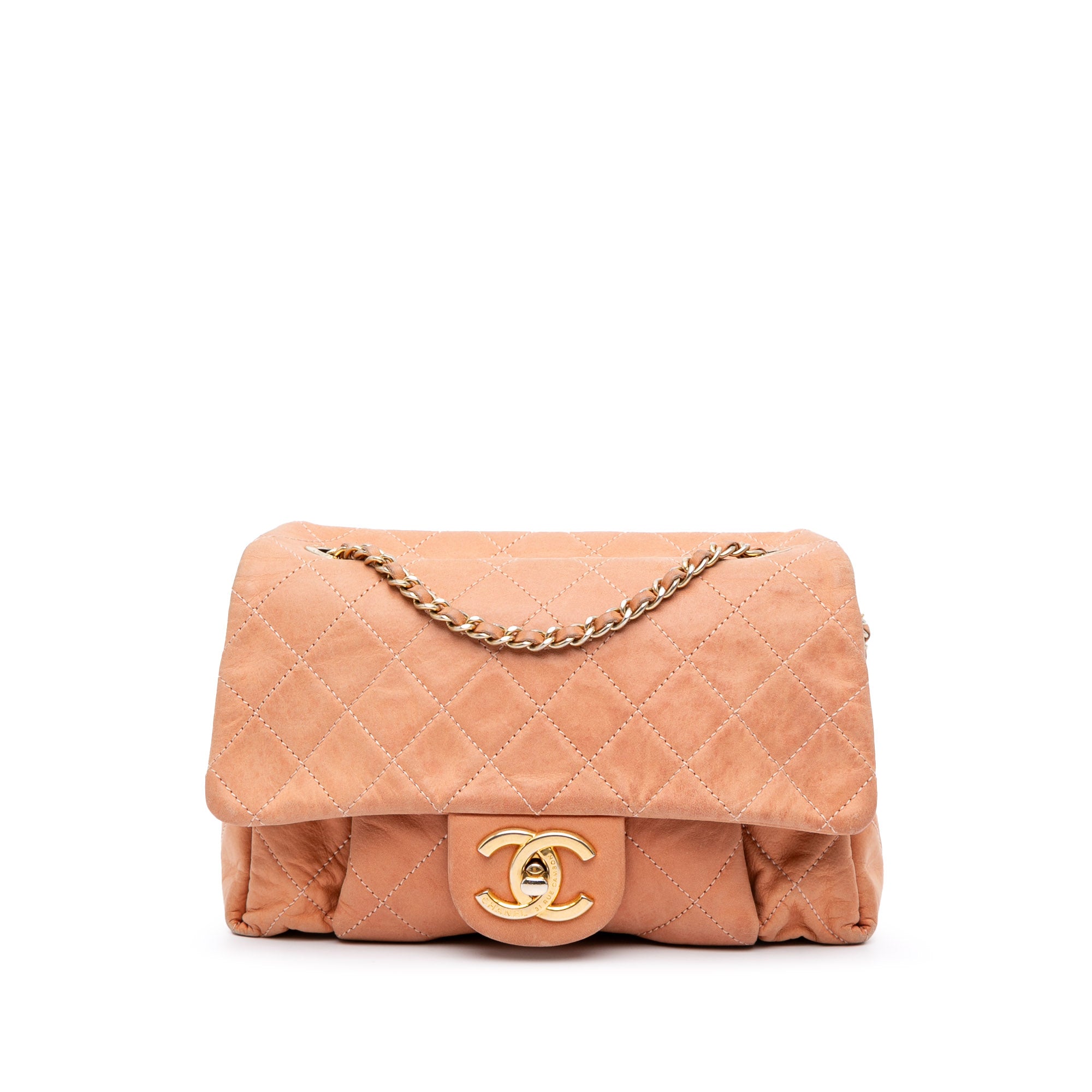 Chanel Small Aged Calfskin Chic Quilt Flap - image 1