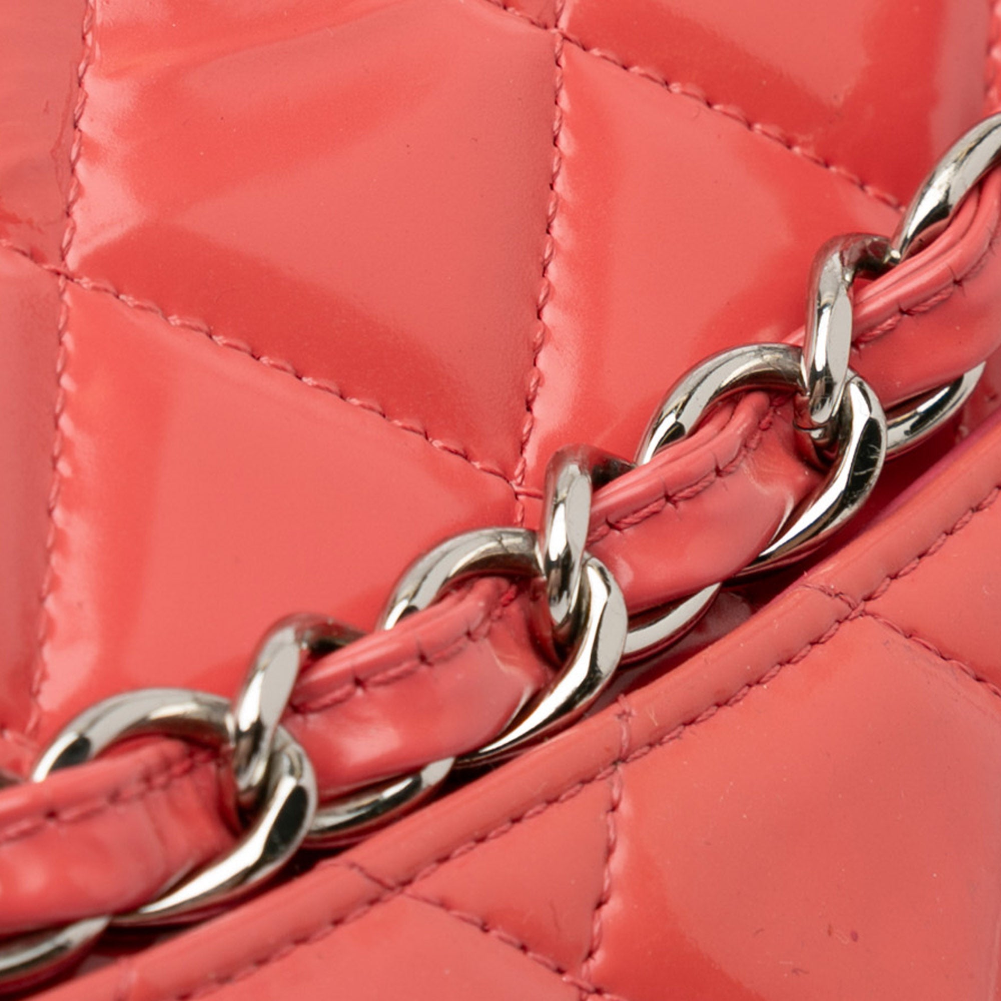 Chanel Maxi Classic Patent Double Flap - image 20