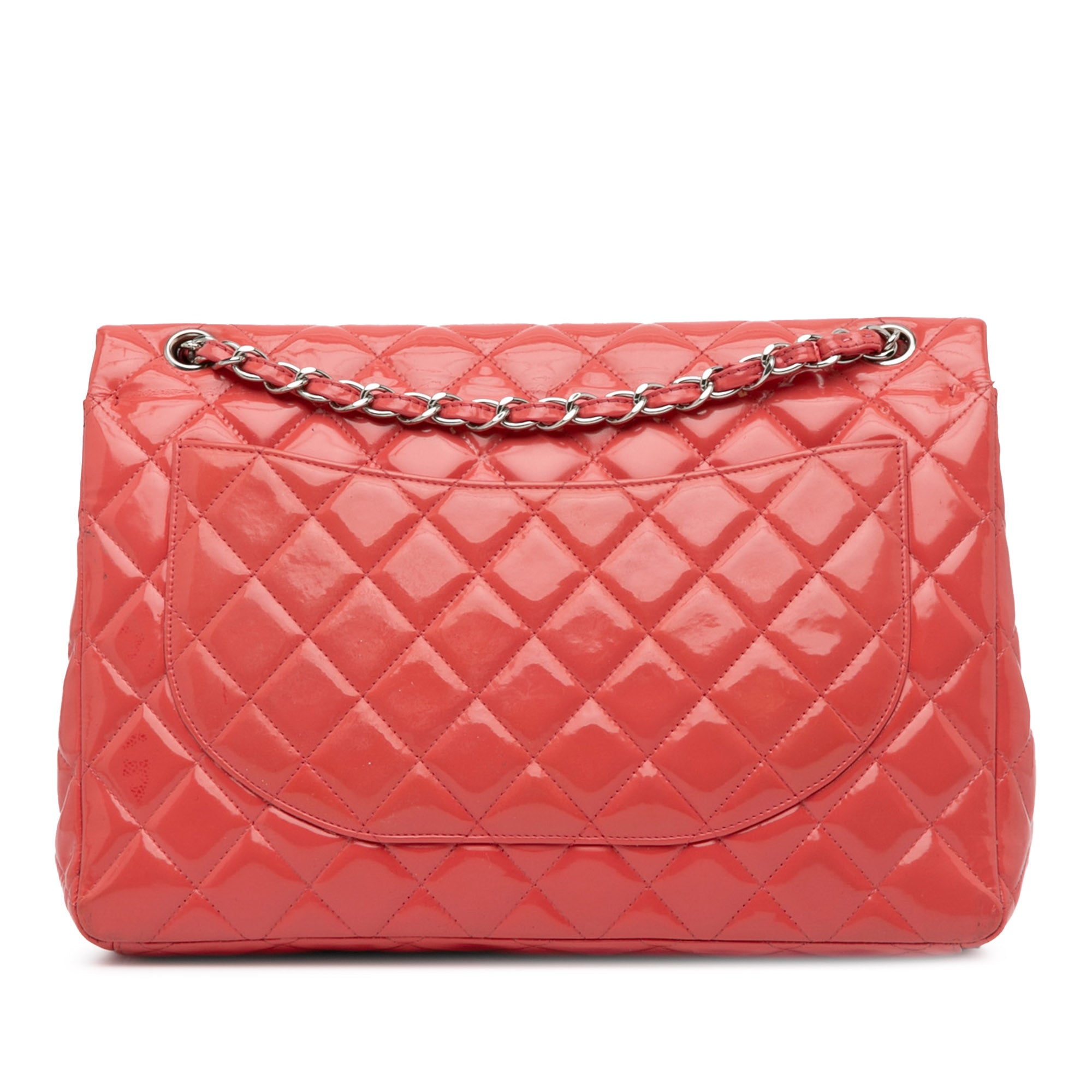 Chanel Maxi Classic Patent Double Flap - image 3