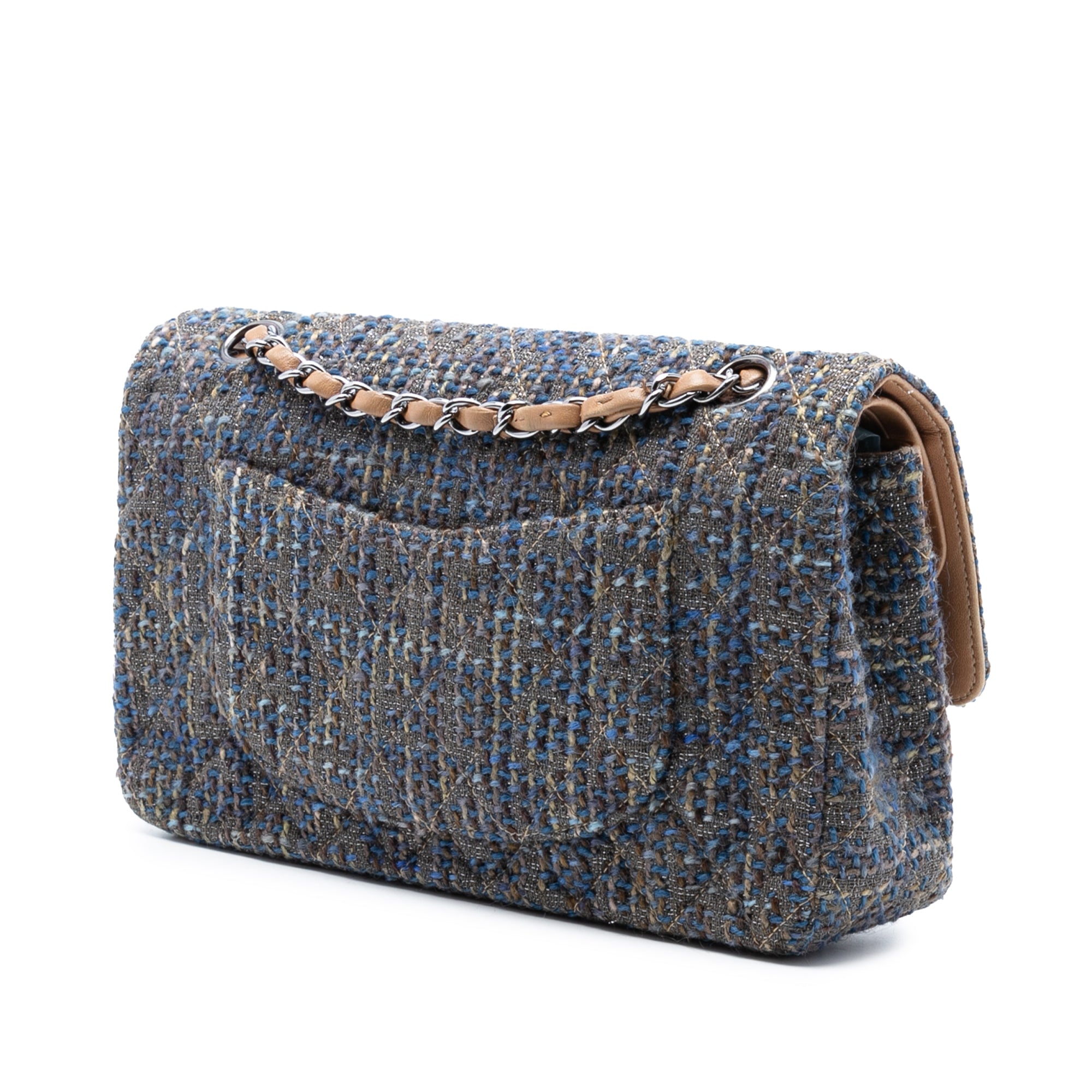 Chanel Medium Classic Tweed Double Flap - image 2