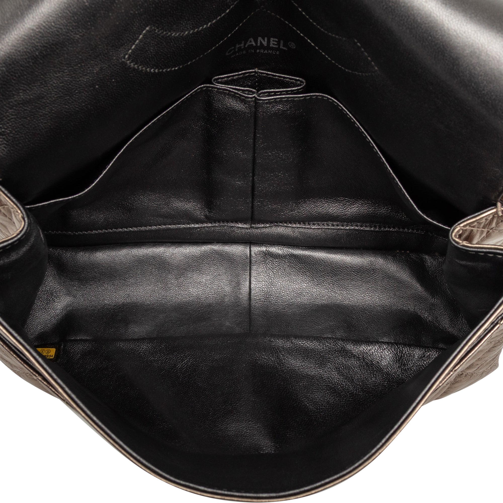 Chanel Metallic Aged Calfskin Reissue 2.55 Double Flap 227 - image 4