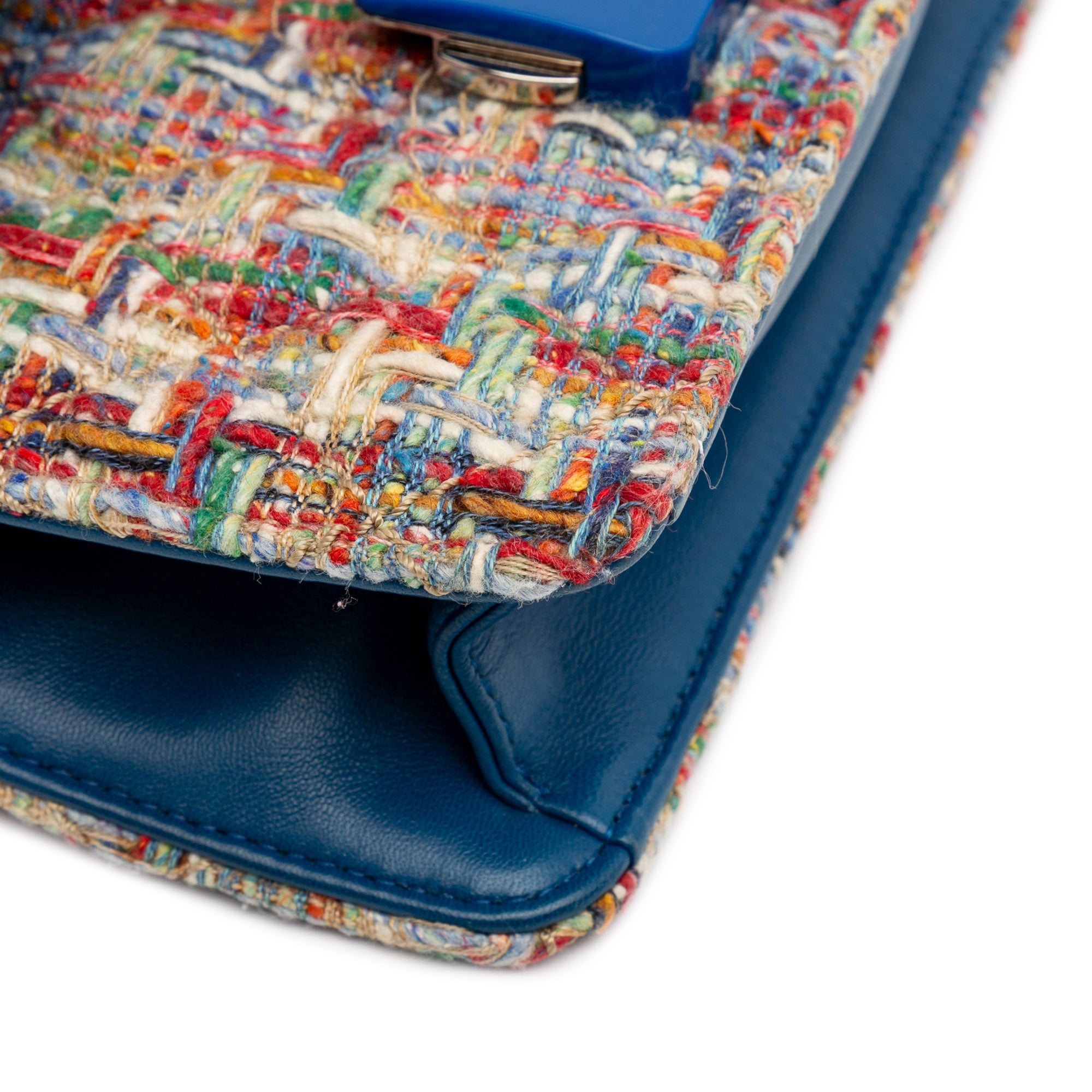 Chanel Mini Quilted Tweed Beauty Lock Flap - image 10
